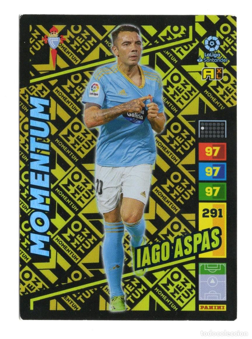 Football Stickers: IAGO ASPAS MOMENTUM CELTA ADRENALYN 2022 2023 22 23