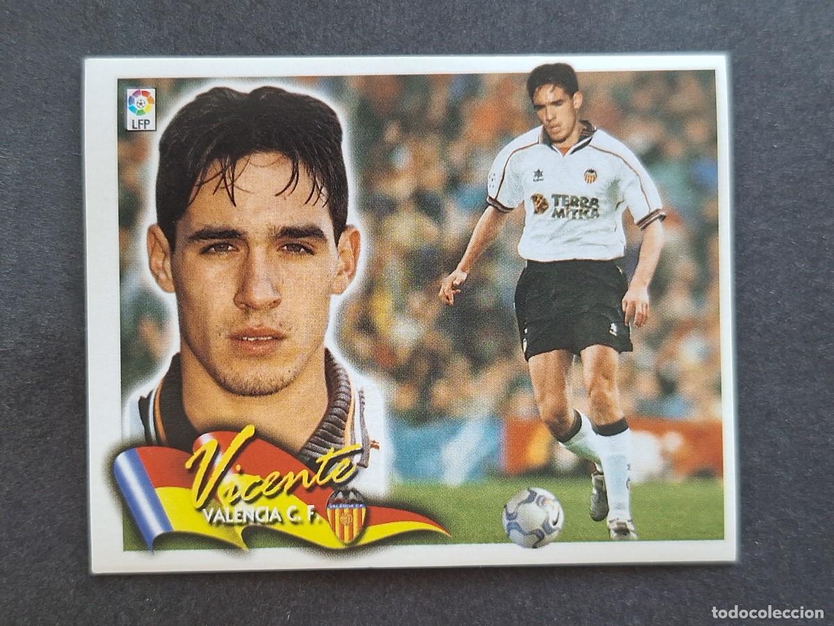 Cartes &agrave; collectionner de Football: L6 VICENTE VALENCIA C. F. FICHAJE 3 LIGA ESTE 2000 2001 00 01 NUNCA PEGADO SIN PEGAR