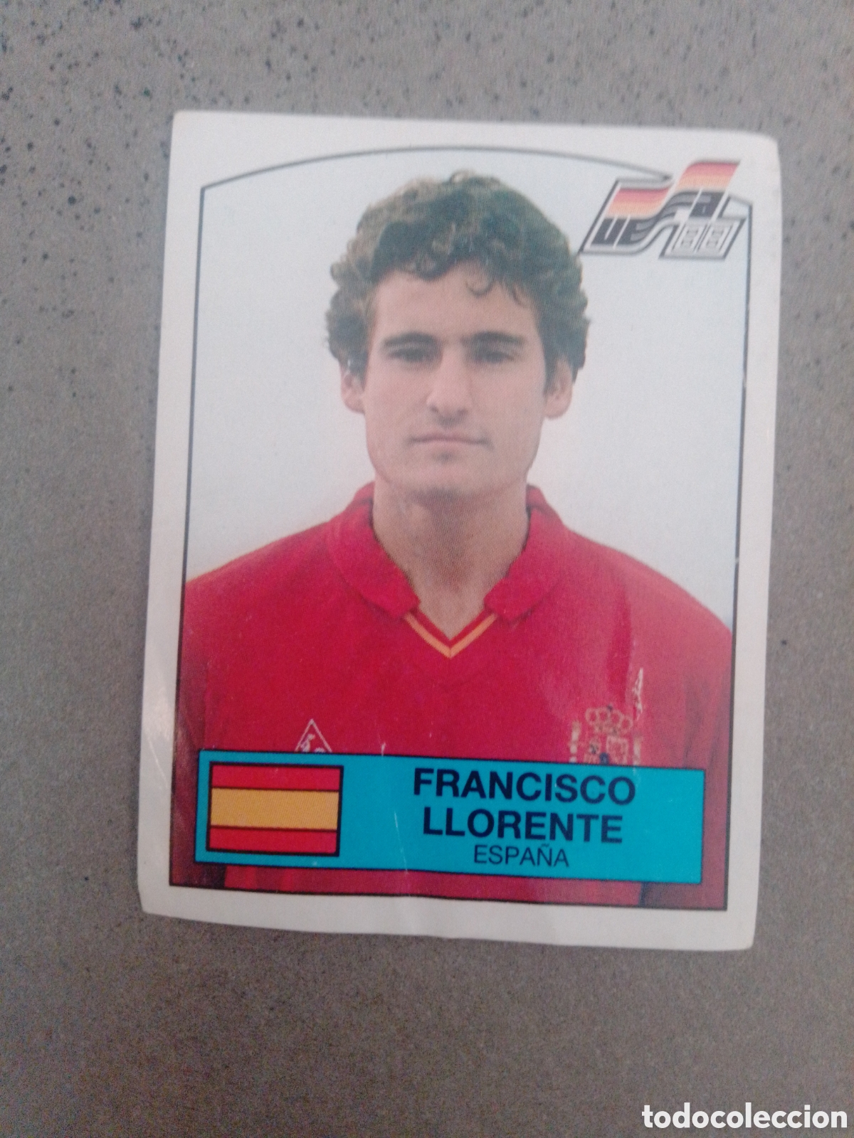 Cromos de f&uacute;tbol: FRANCISCO LKORENTE EURO 88;PANINi SIN PEGAR