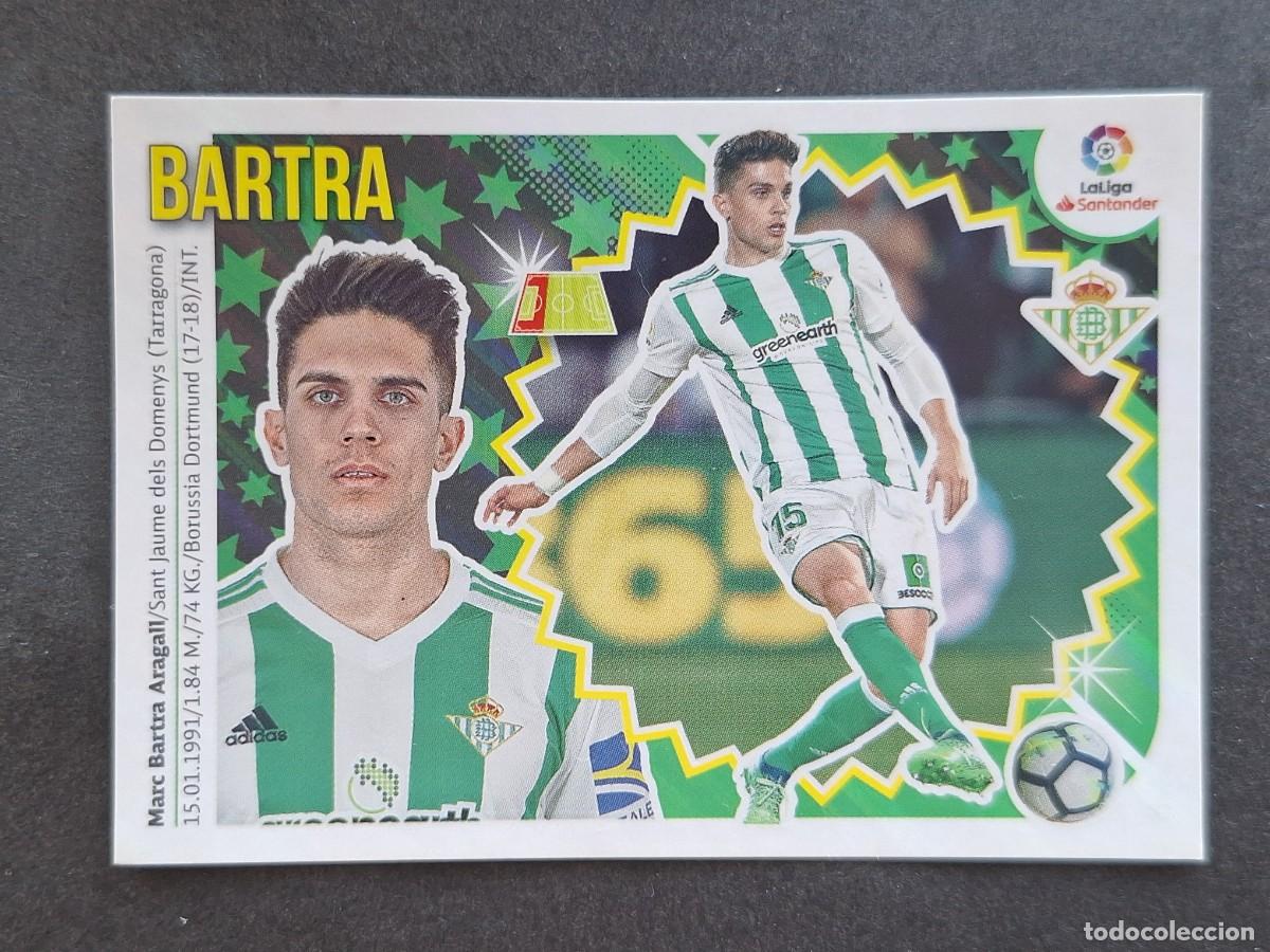 Cartes &agrave; collectionner de Football: L2 BARTRA REAL BETIS BALOMPIE LIGA ESTE 2018 2019 18 19 NUNCA PEGADO SIN PEGAR
