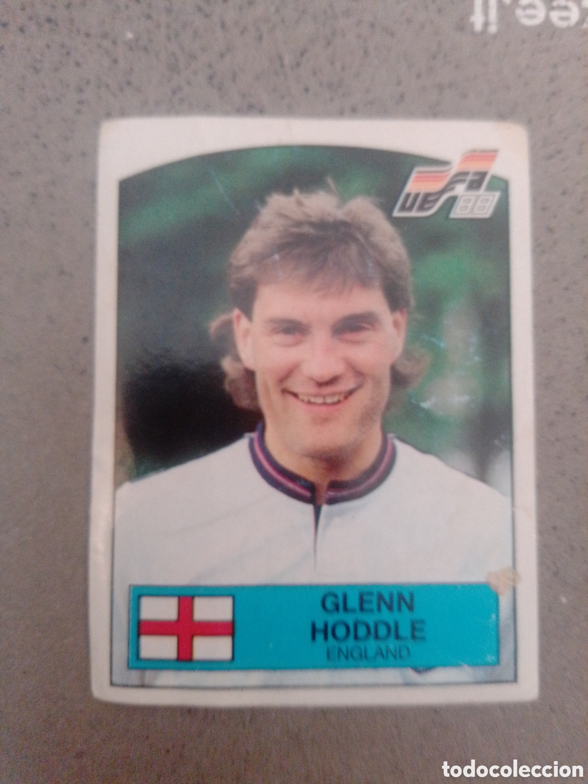 Cromos de f&uacute;tbol: HODDLE INGLATERRA EURICOPA 1988 PANINI SIN PEGAR