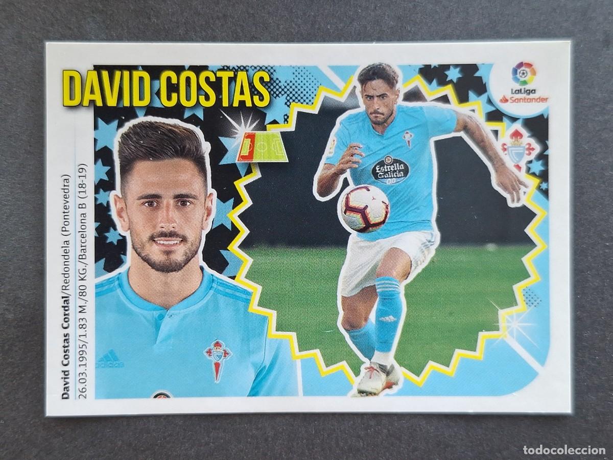 Cartes &agrave; collectionner de Football: L2 DAVID COSTAS CELTA DE VIGO LIGA ESTE 2018 2019 18 19 NUNCA PEGADO SIN PEGAR