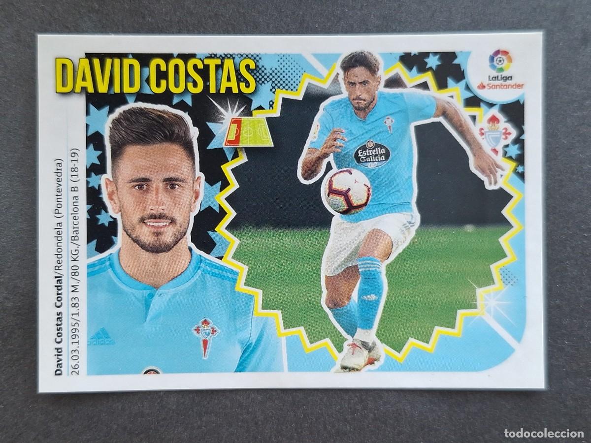 Cartes &agrave; collectionner de Football: L2 DAVID COSTAS CELTA DE VIGO LIGA ESTE 2018 2019 18 19 NUNCA PEGADO SIN PEGAR