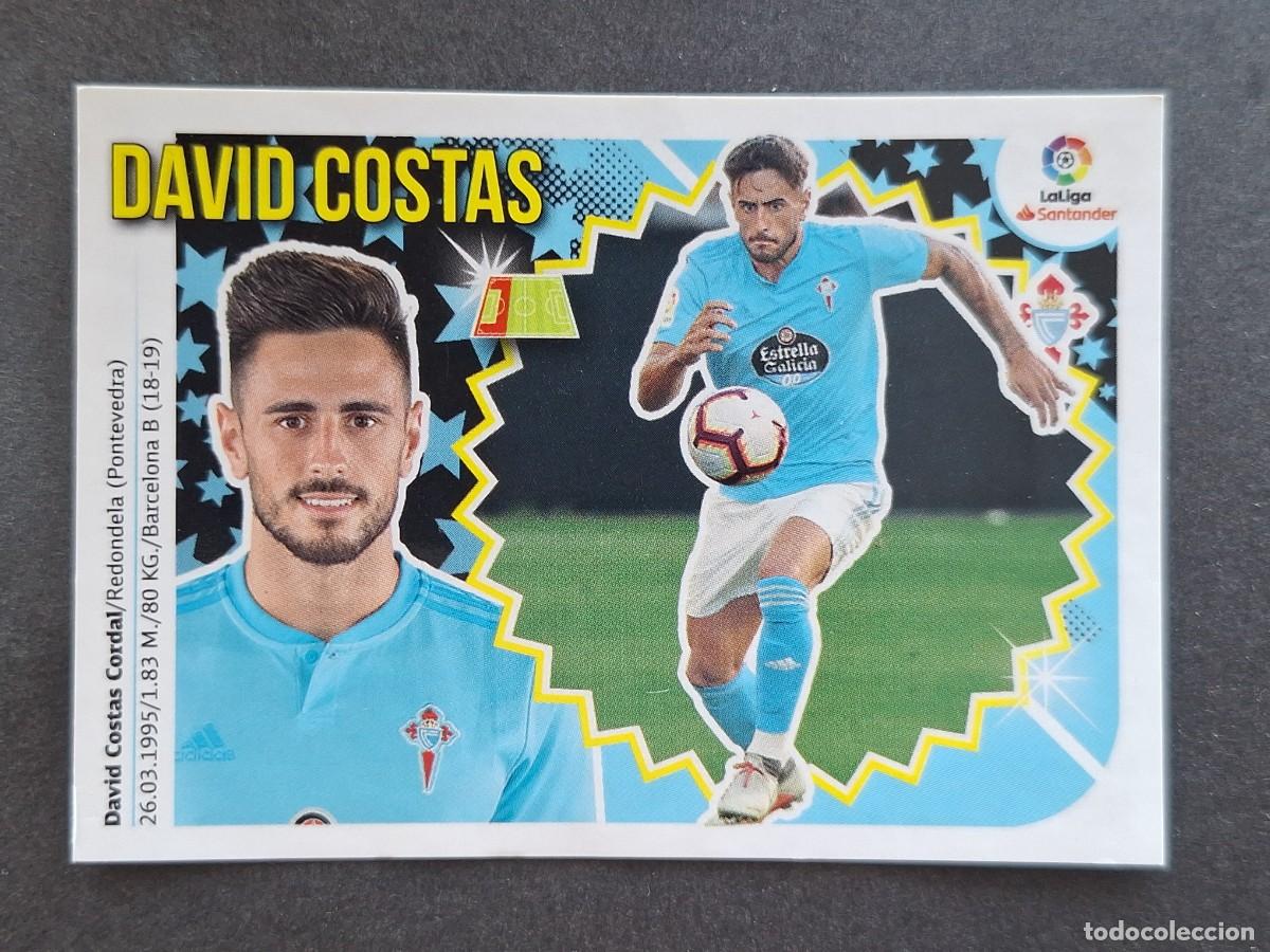 Cartes &agrave; collectionner de Football: L2 DAVID COSTAS CELTA DE VIGO LIGA ESTE 2018 2019 18 19 NUNCA PEGADO SIN PEGAR