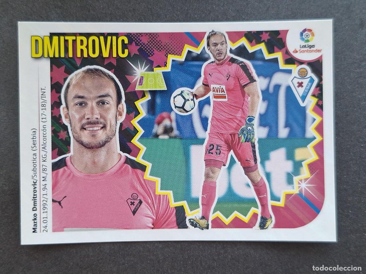 Cartes &agrave; collectionner de Football: L2 DMITROVIC S. D. EIBAR LIGA ESTE 2018 2019 18 19 NUNCA PEGADO SIN PEGAR