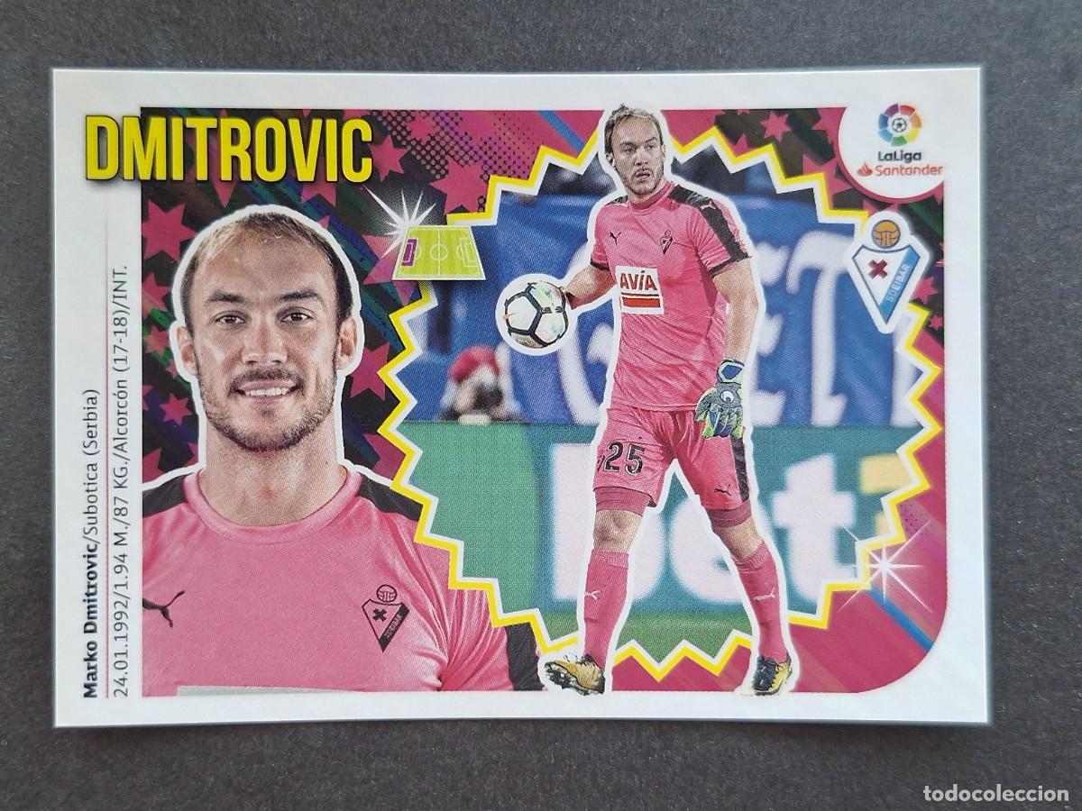 Cartes &agrave; collectionner de Football: L2 DMITROVIC S. D. EIBAR LIGA ESTE 2018 2019 18 19 NUNCA PEGADO SIN PEGAR