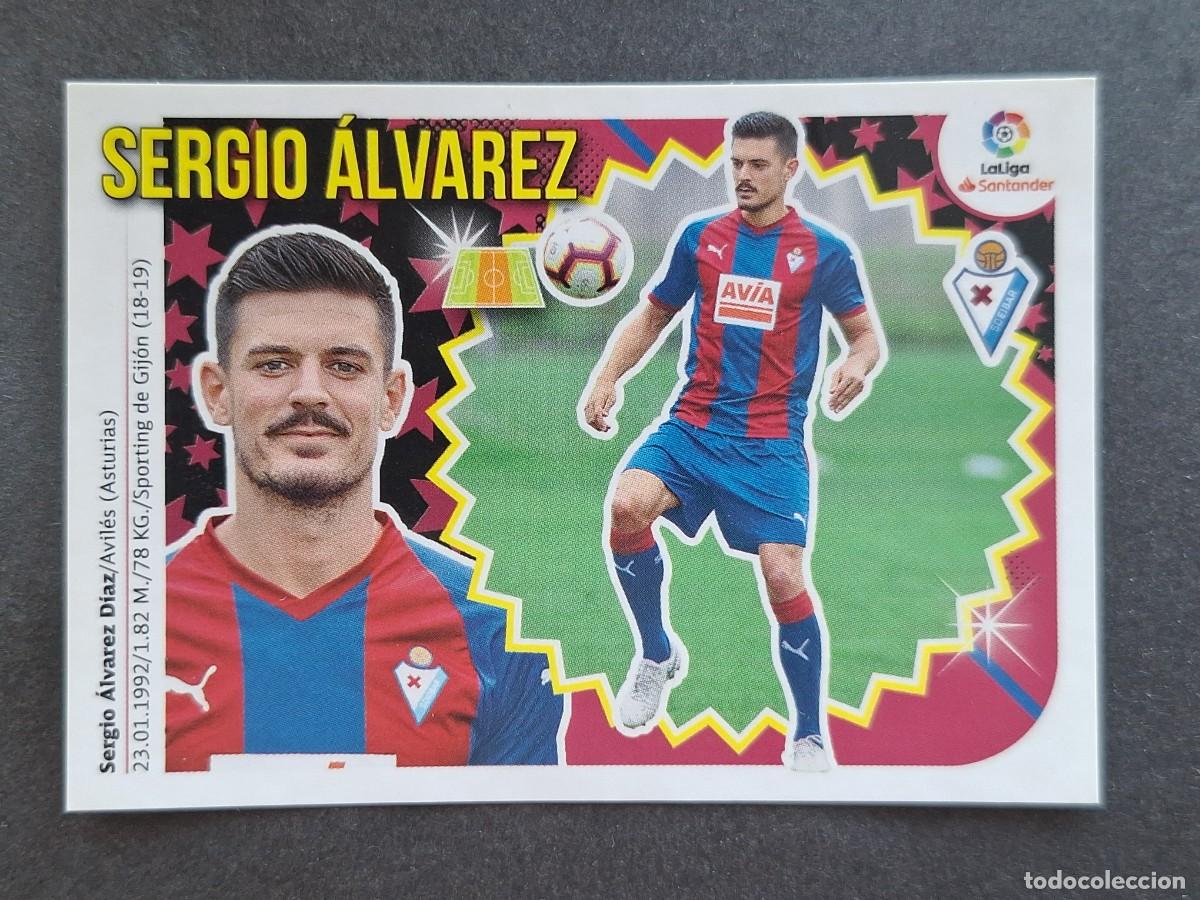 Cartes &agrave; collectionner de Football: L2 SERGIO ALVAREZ S. D. EIBAR LIGA ESTE 2018 2019 18 19 NUNCA PEGADO SIN PEGAR