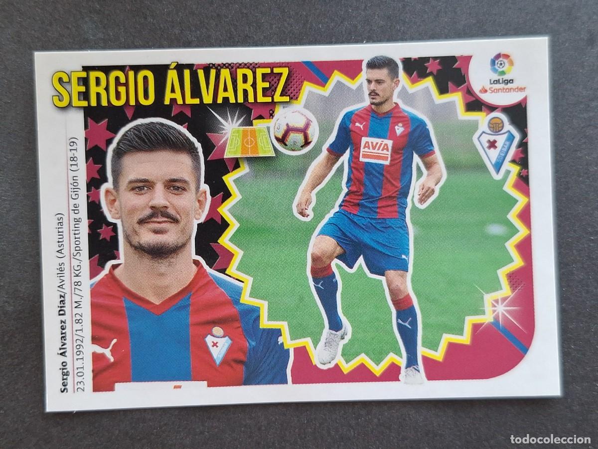 Cartes &agrave; collectionner de Football: L2 SERGIO ALVAREZ S. D. EIBAR LIGA ESTE 2018 2019 18 19 NUNCA PEGADO SIN PEGAR