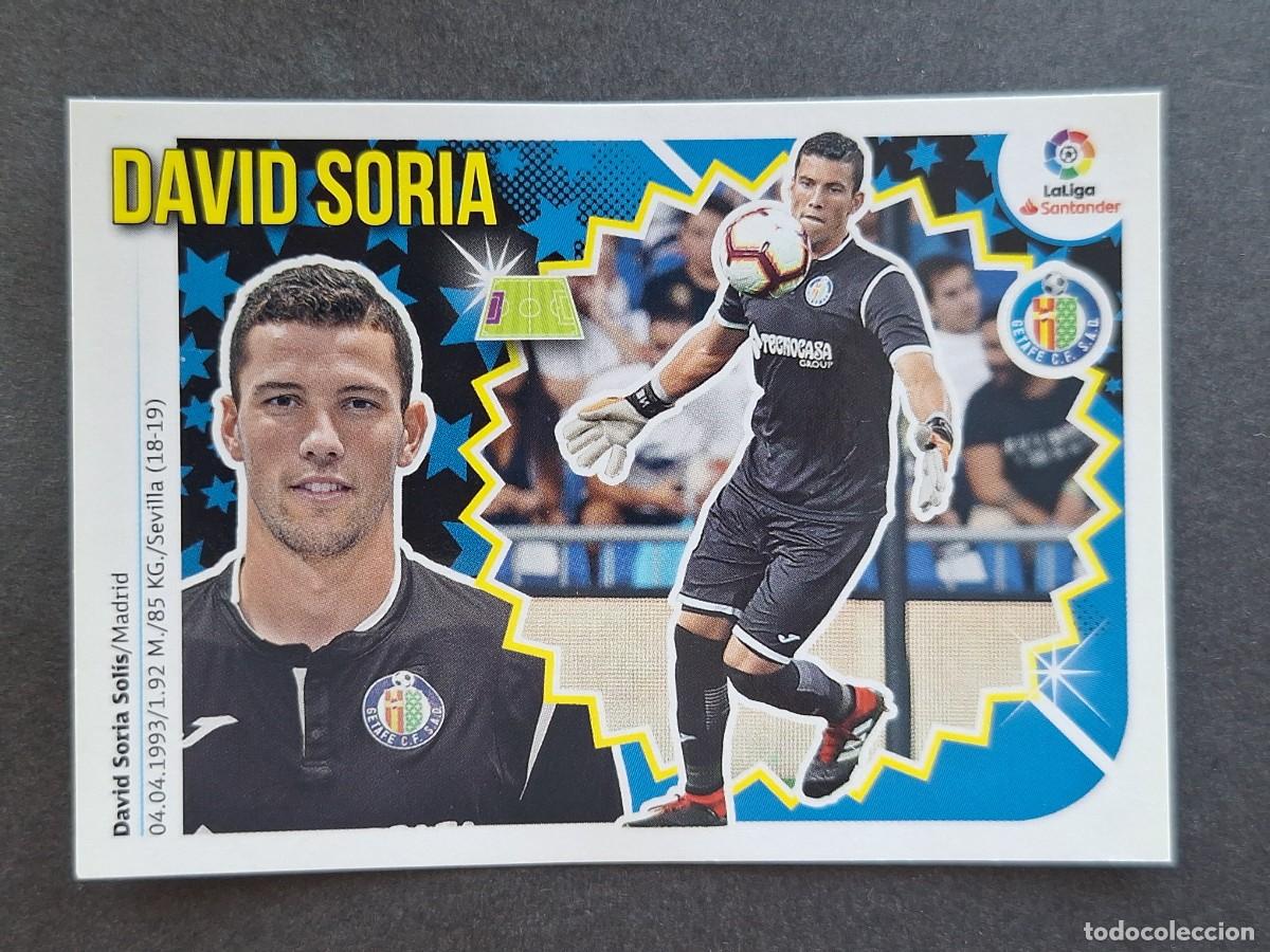 Cromos de f&uacute;tbol: L2 DAVID SORIA GETAFE C. F. LIGA ESTE 2018 2019 18 19 NUNCA PEGADO SIN PEGAR