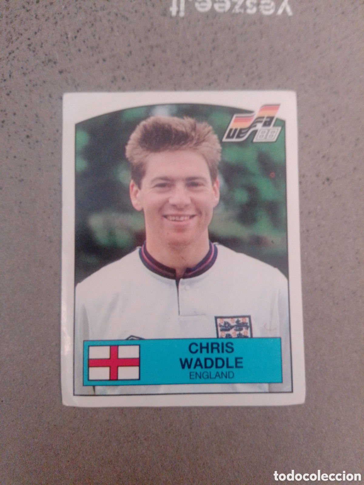 Cromos de f&uacute;tbol: WADDLE INGLATERRA EURICOPA 1988 PANINiI SIN PEGAR