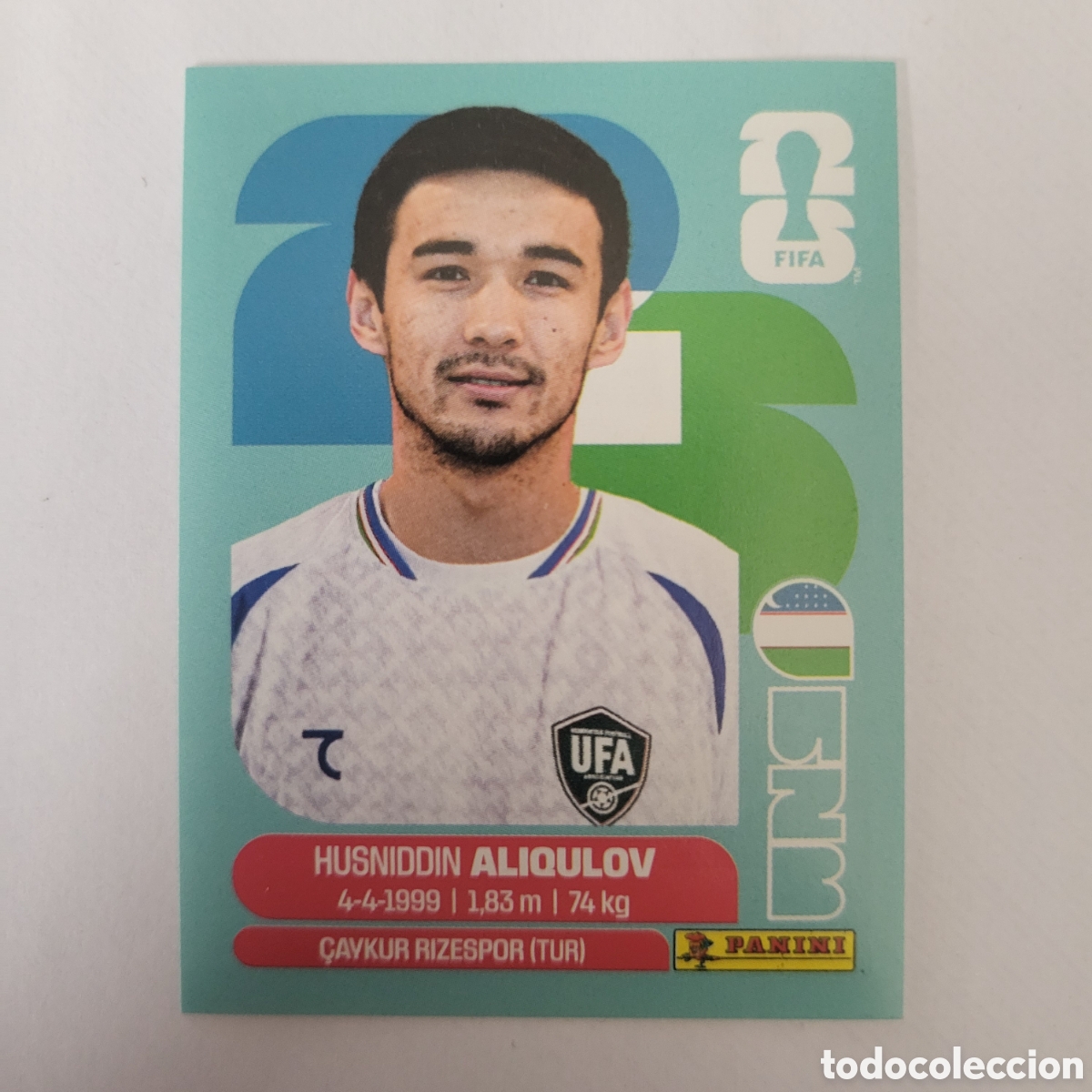 Cromos de f&uacute;tbol: UZB 6 Husniddin Aliqulov [Sticker] / FIFA World Cup 2026