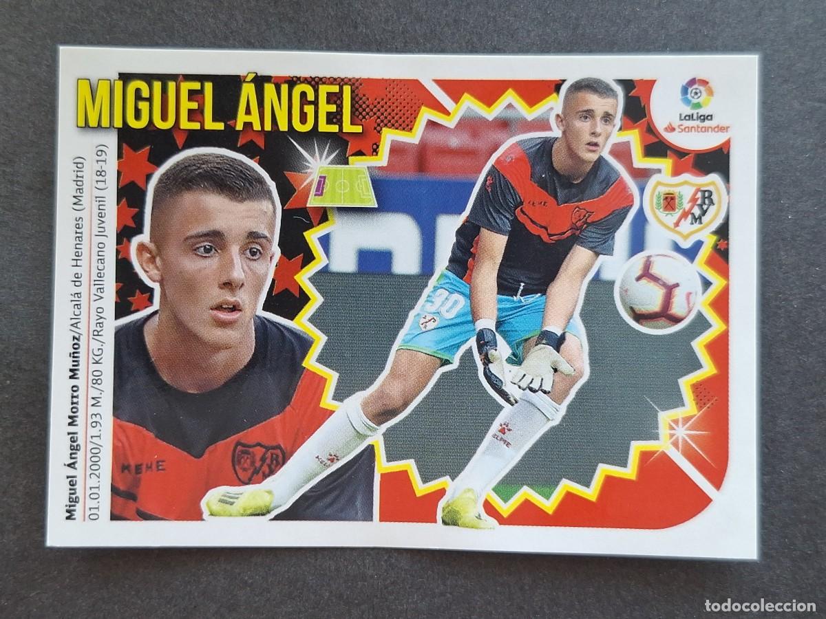 Cromos de f&uacute;tbol: L2 MIGUEL ANGEL RAYO VALLECANO LIGA ESTE 2018 2019 18 19 NUNCA PEGADO SIN PEGAR
