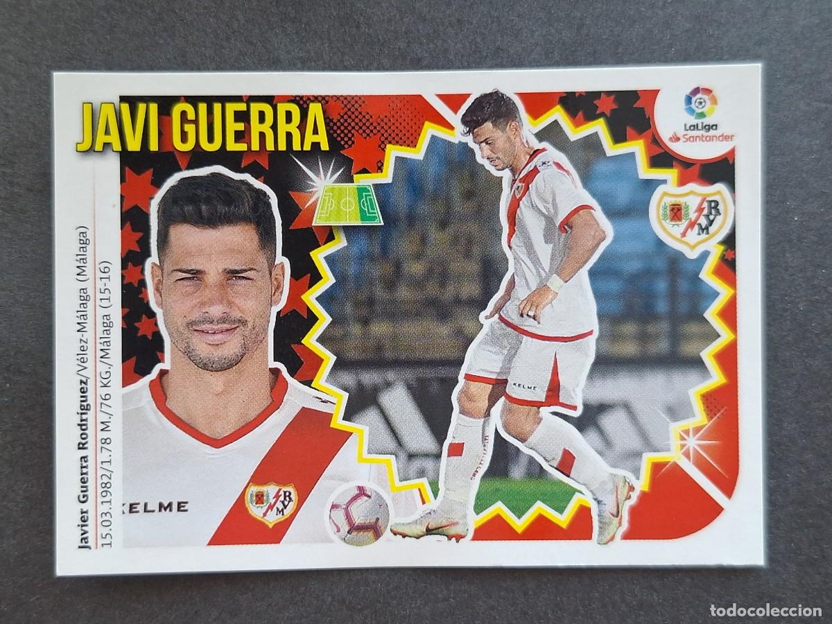 Cromos de f&uacute;tbol: L2 JAVI GUERRA RAYO VALLECANO LIGA ESTE 2018 2019 18 19 NUNCA PEGADO SIN PEGAR