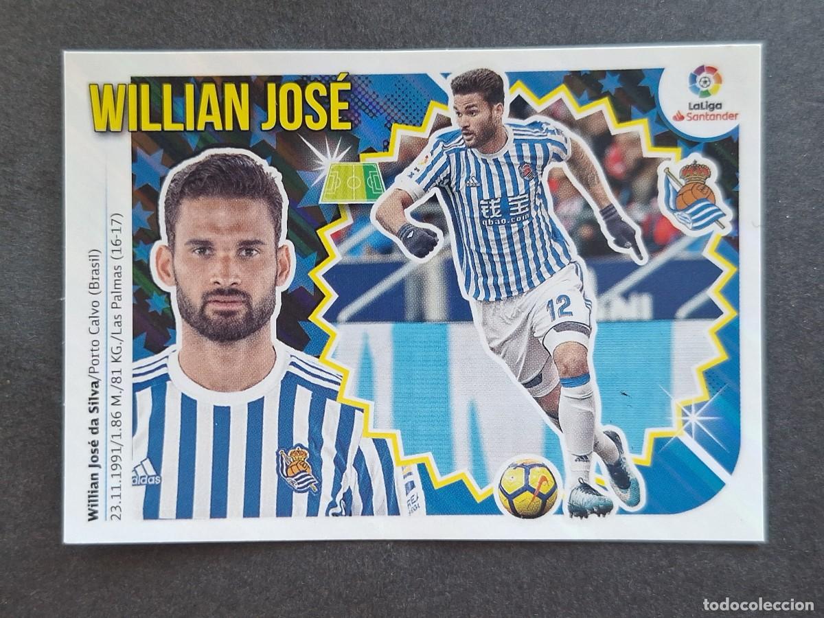 Cromos de f&uacute;tbol: L2 WILLIAN JOSE REAL SOCIEDAD LIGA ESTE 2018 2019 18 19 NUNCA PEGADO SIN PEGAR