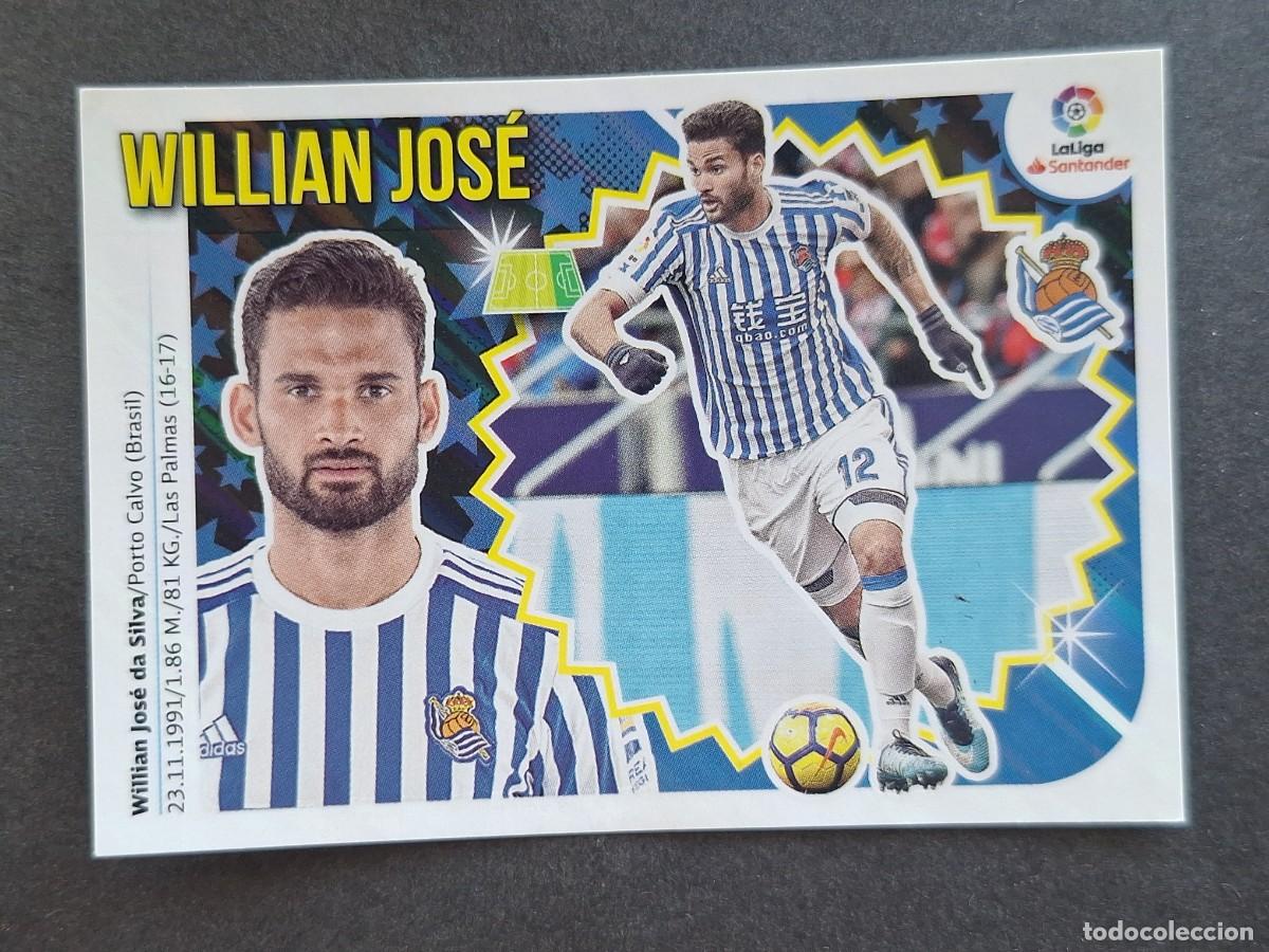 Cromos de f&uacute;tbol: L2 WILLIAN JOSE REAL SOCIEDAD LIGA ESTE 2018 2019 18 19 NUNCA PEGADO SIN PEGAR