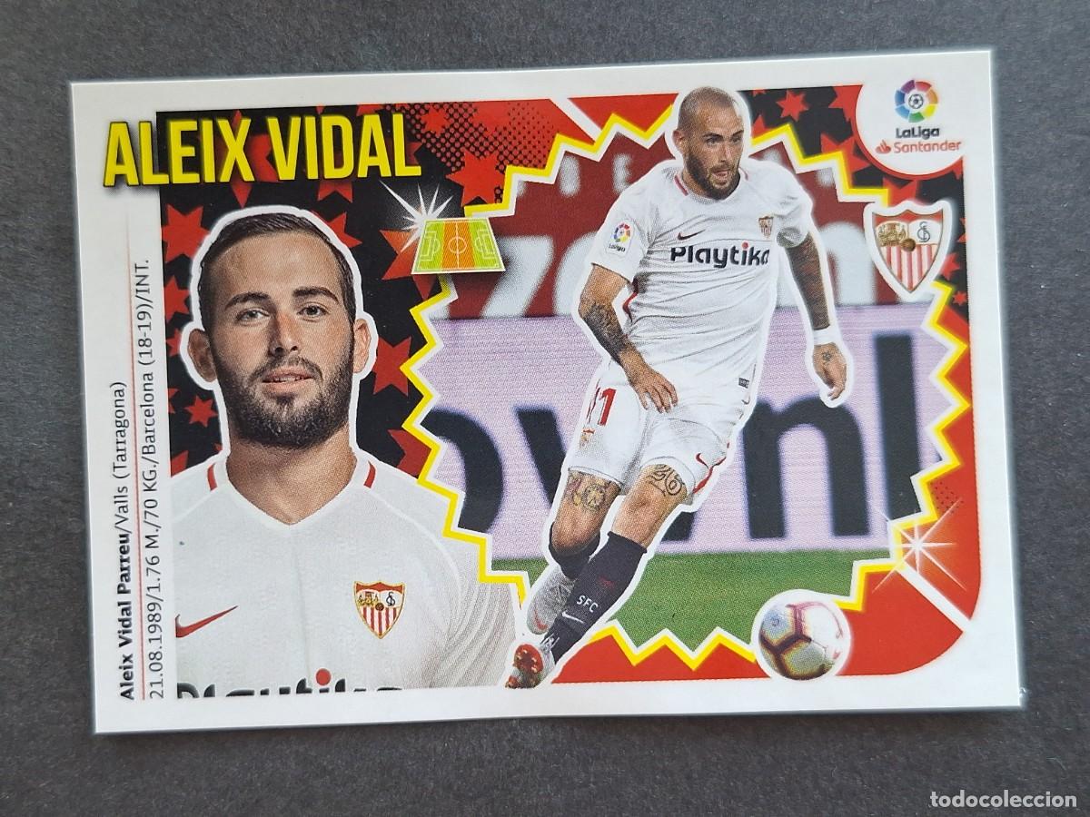 Cromos de f&uacute;tbol: L2 ALEIX VIDAL SEVILLA F. C. LIGA ESTE 2018 2019 18 19 NUNCA PEGADO SIN PEGAR