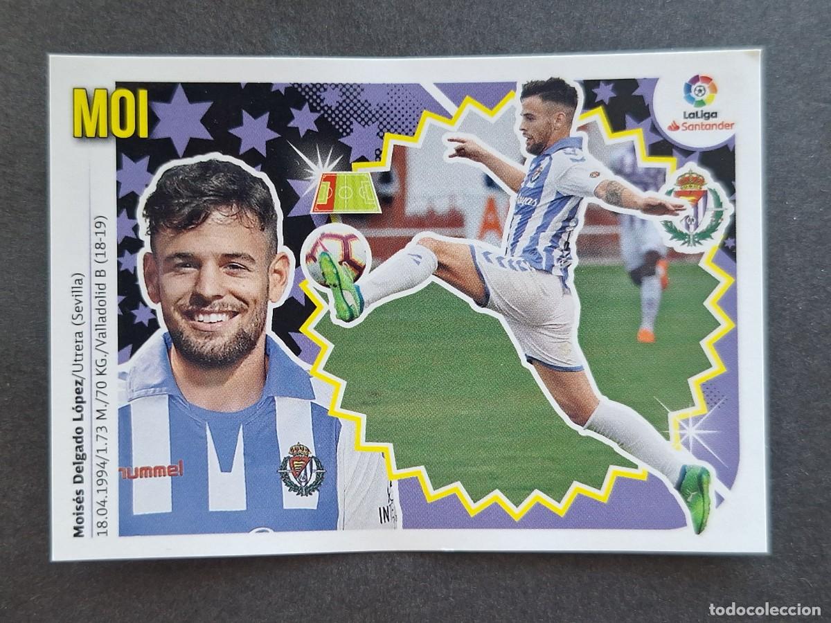 Cromos de f&uacute;tbol: L2 MOI REAL VALLADOLID LIGA ESTE 2018 2019 18 19 NUNCA PEGADO SIN PEGAR
