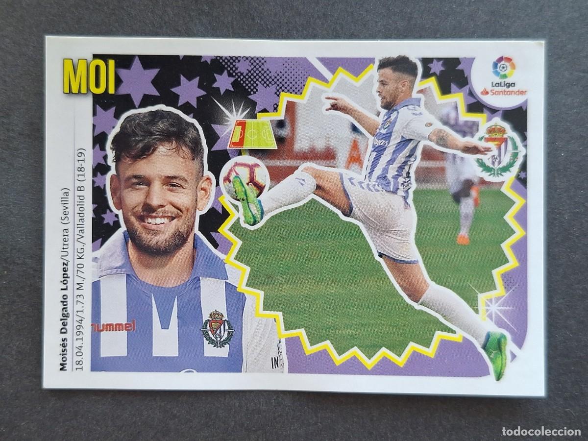 Cromos de f&uacute;tbol: L2 MOI REAL VALLADOLID LIGA ESTE 2018 2019 18 19 NUNCA PEGADO SIN PEGAR
