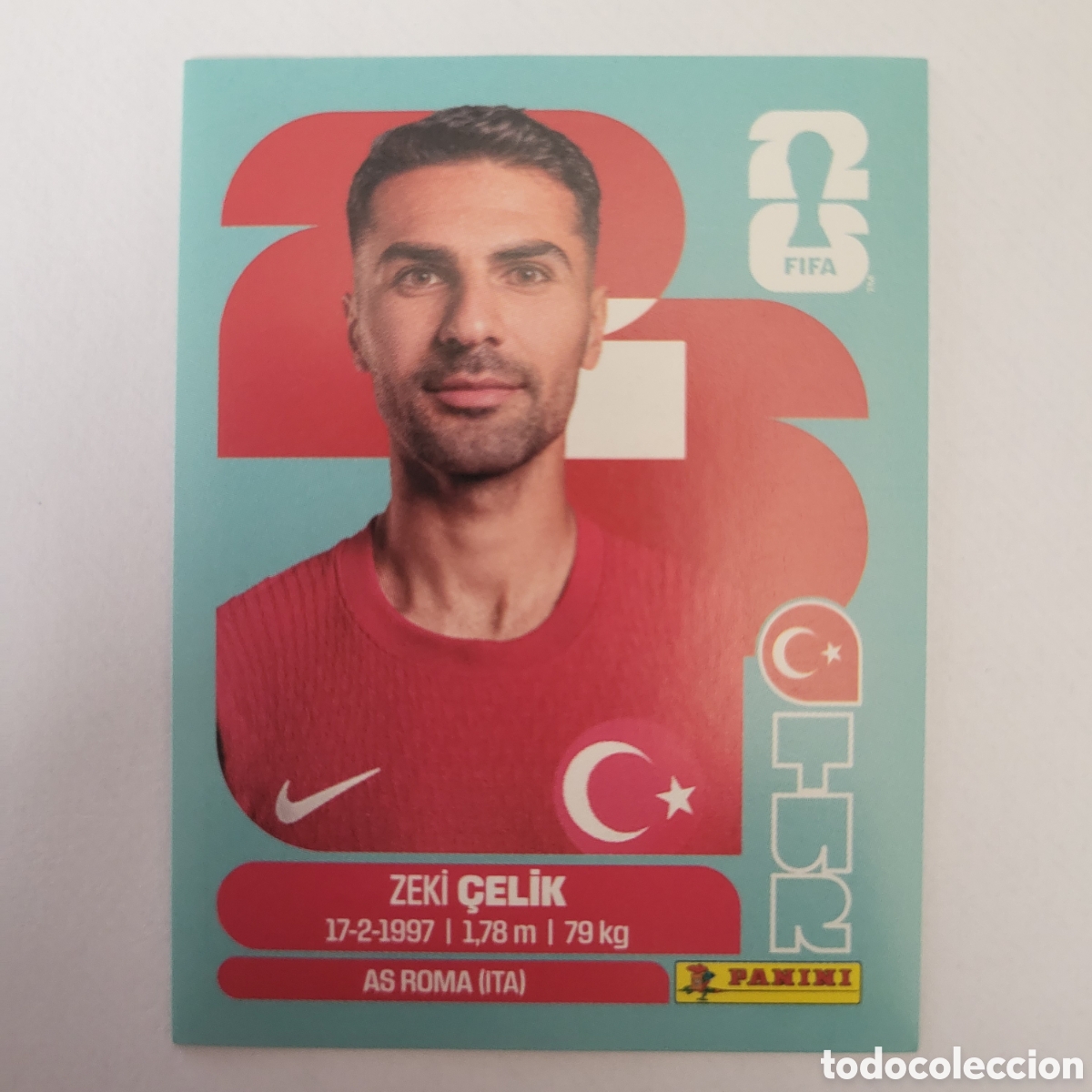 Cromos de f&uacute;tbol: TUR 4 Zeki &Ccedil;elik [Sticker] / FIFA World Cup 2026