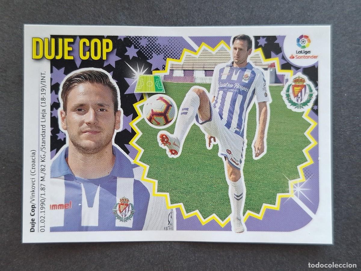 Cromos de f&uacute;tbol: L2 DUJE COP REAL VALLADOLID LIGA ESTE 2018 2019 18 19 NUNCA PEGADO SIN PEGAR