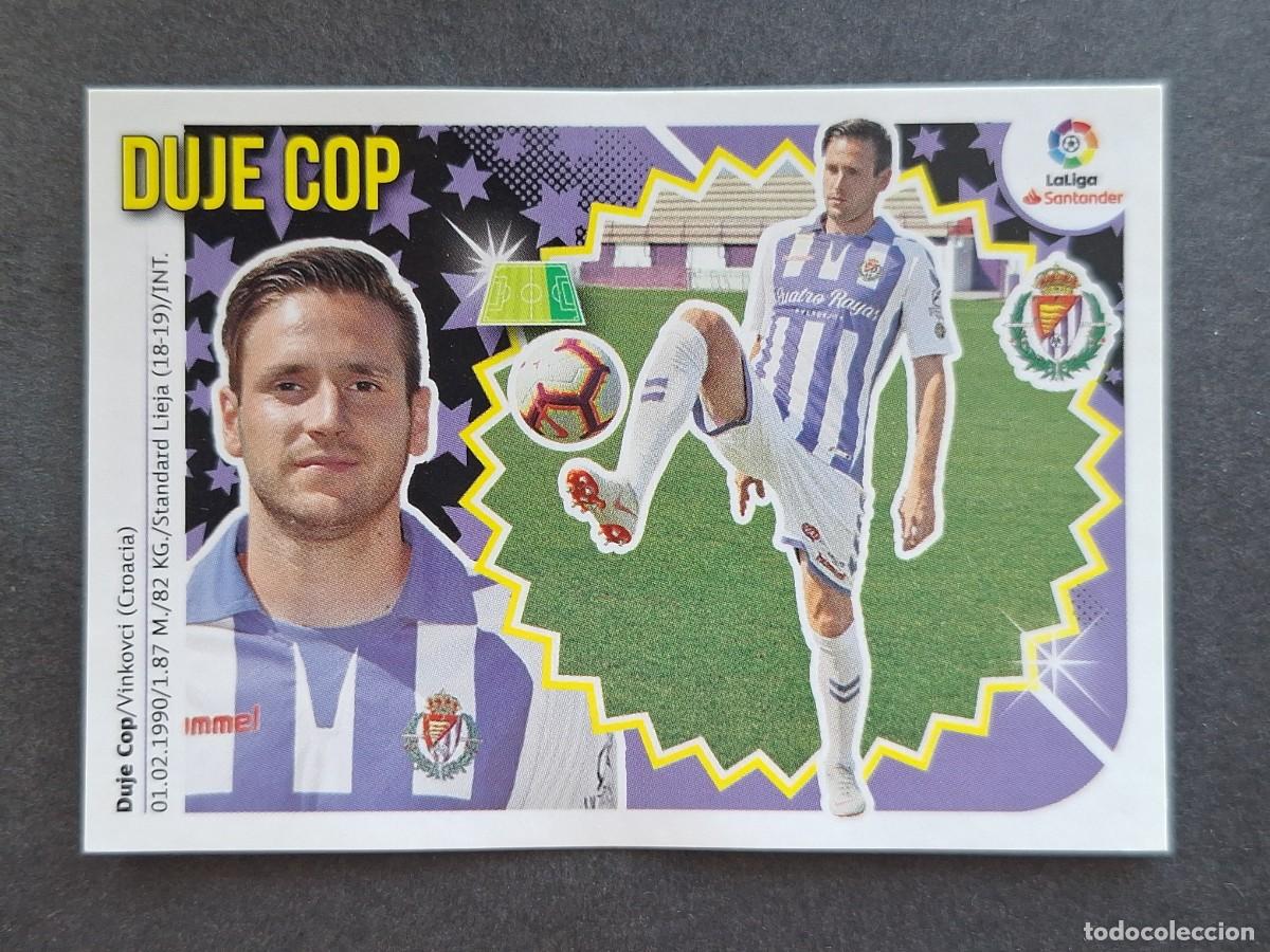 Cromos de f&uacute;tbol: L2 DUJE COP REAL VALLADOLID LIGA ESTE 2018 2019 18 19 NUNCA PEGADO SIN PEGAR