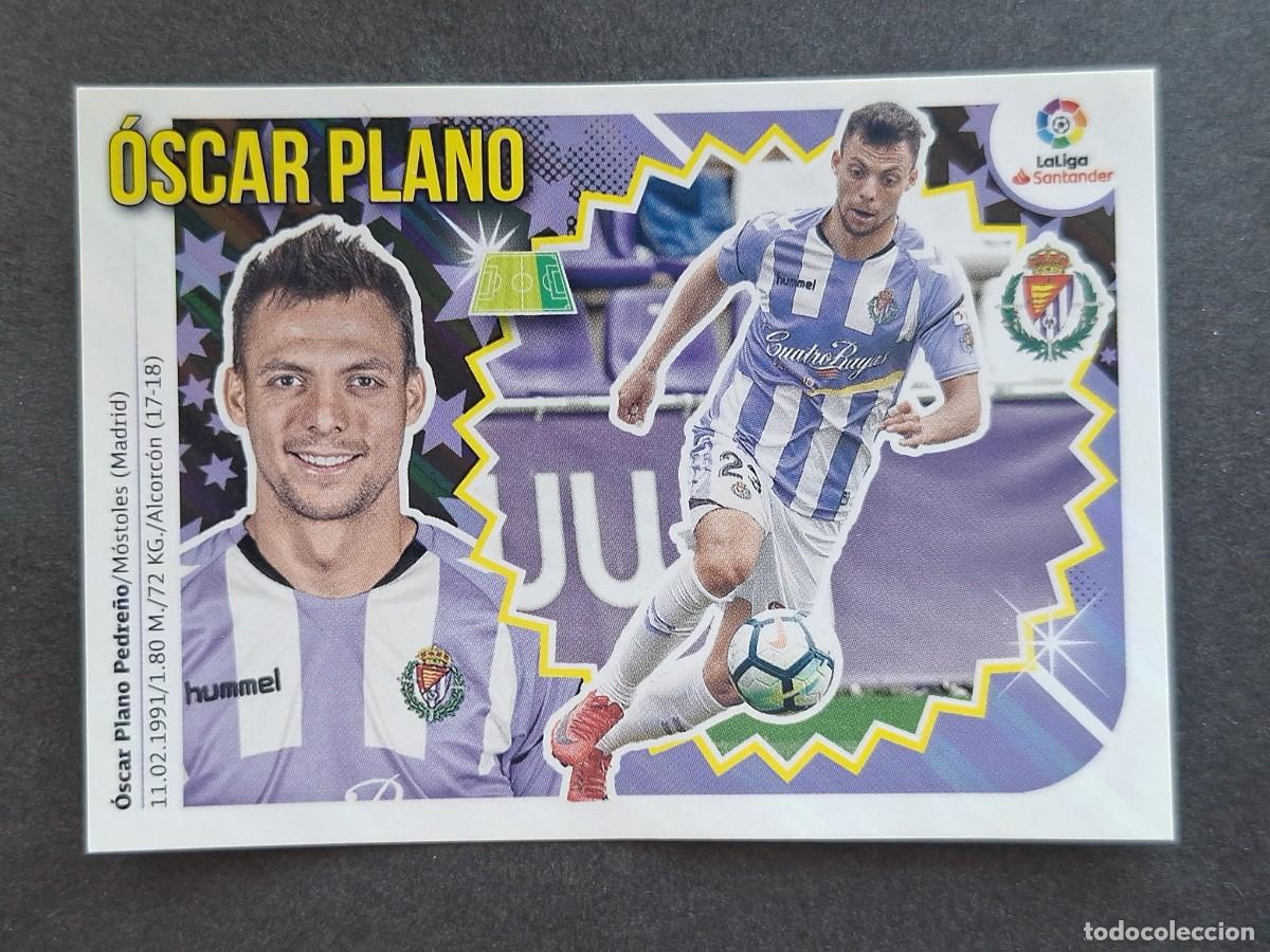 Cromos de f&uacute;tbol: L2 OSCAR PLANO REAL VALLADOLID LIGA ESTE 2018 2019 18 19 NUNCA PEGADO SIN PEGAR