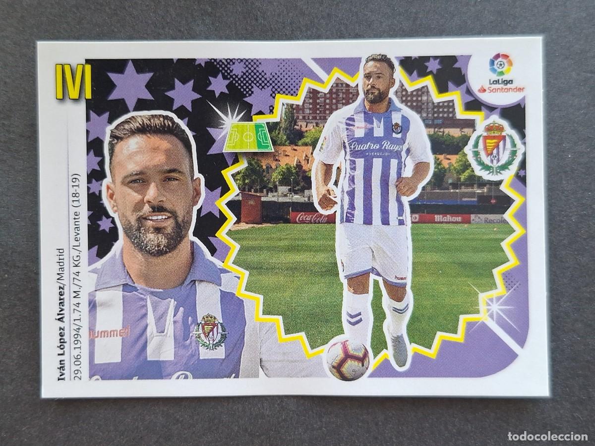 Cromos de f&uacute;tbol: L2 IVI REAL VALLADOLID LIGA ESTE 2018 2019 18 19 NUNCA PEGADO SIN PEGAR