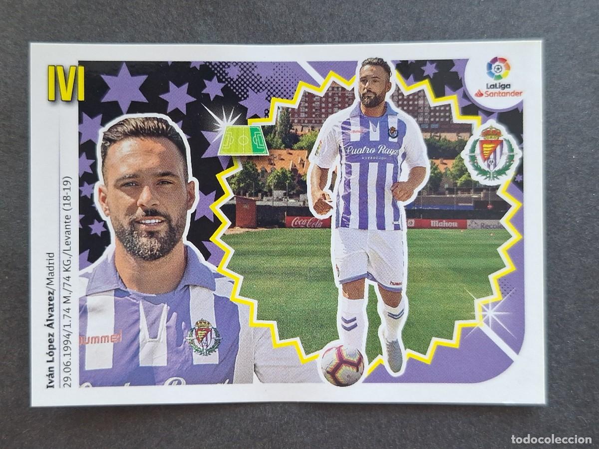 Cromos de f&uacute;tbol: L2 IVI REAL VALLADOLID LIGA ESTE 2018 2019 18 19 NUNCA PEGADO SIN PEGAR