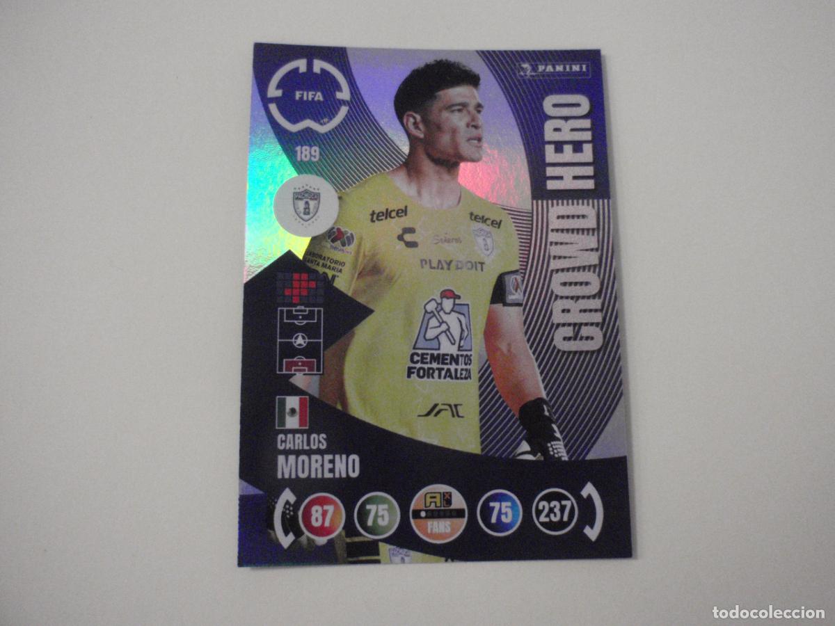 Cromos de f&uacute;tbol: 189 MORENO CROWD HERO. Trading Card ADRENALYN CLUB WORLD CUP 2025 PANINI. Mundial de Clubes 25