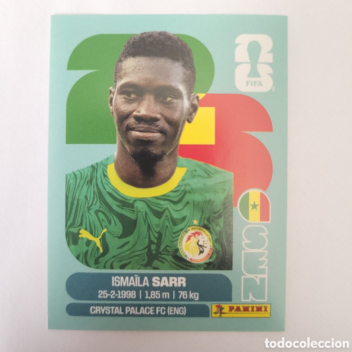 Cromos de f&uacute;tbol: SEN 16 Ismaila Sarr [Sticker] / FIFA World Cup 2026