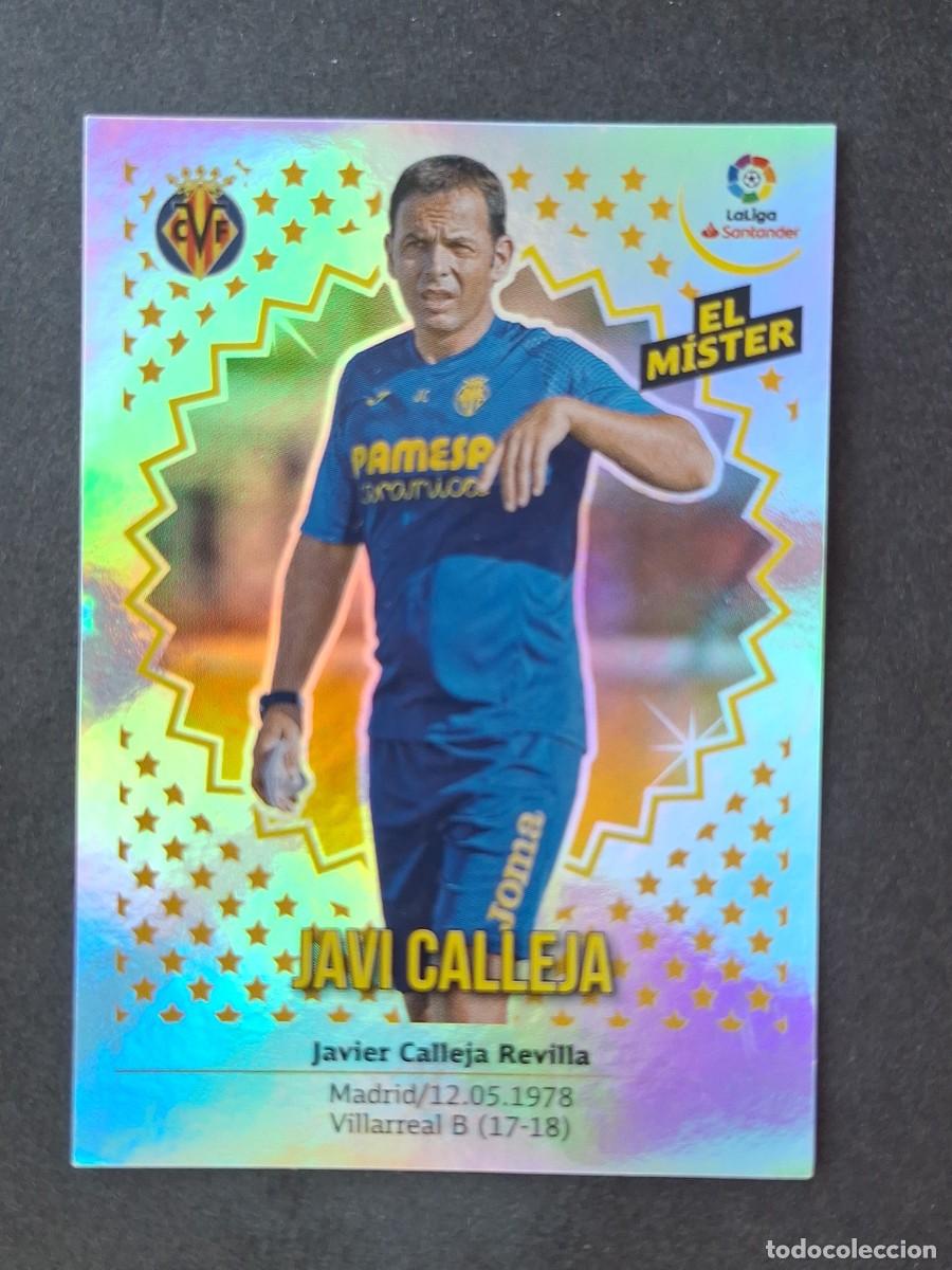 Figurine di Calcio: L2 JAVI CALLEJA ENTRENADOR VILLARREAL C. F. LIGA ESTE 2018 2019 18 19 NUNCA PEGADO SIN PEGAR