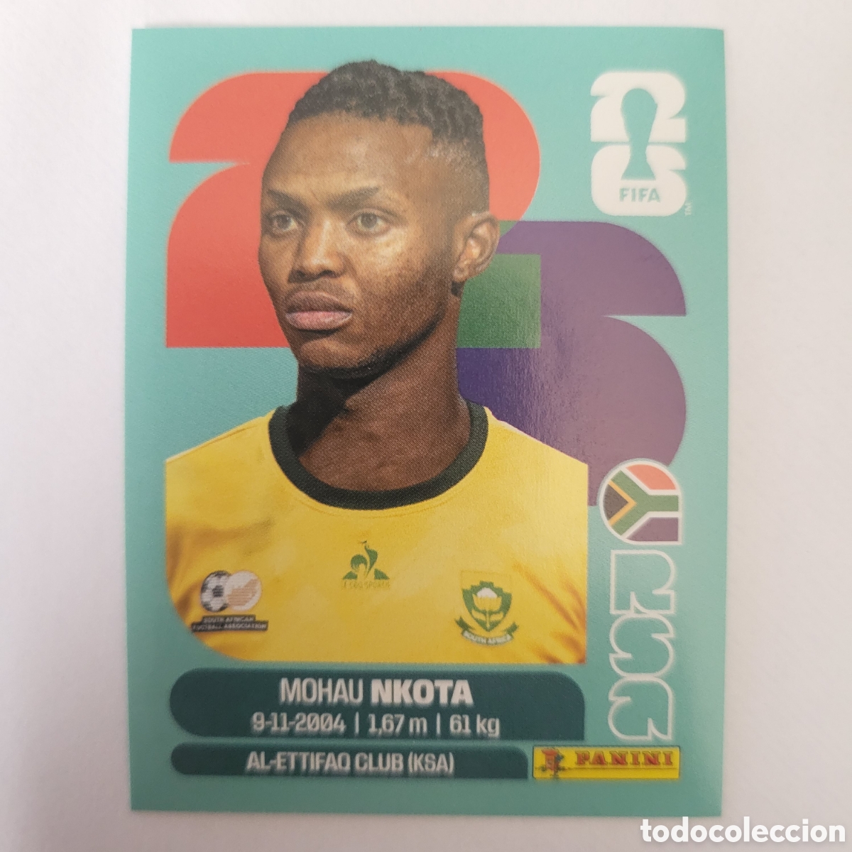 Fu&szlig;ball-Sticker: RSA 19 Mohau Nkota [Sticker] / FIFA World Cup 2026