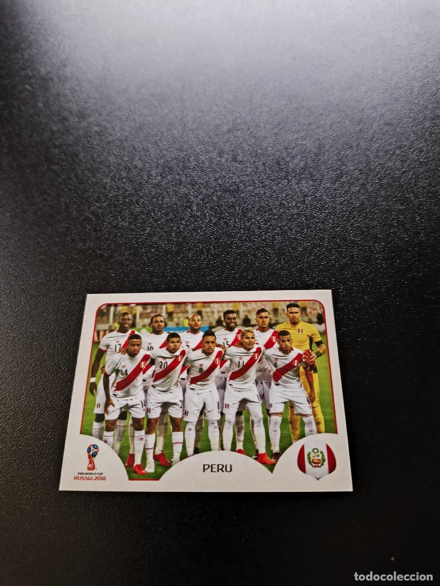 Fu&szlig;ball-Sticker: 233 EQUIPO TEAM PERU SIN PEGAR FIFA WORLD CUP MUNDIAL RUSIA 2018 NO LIGA ESTE