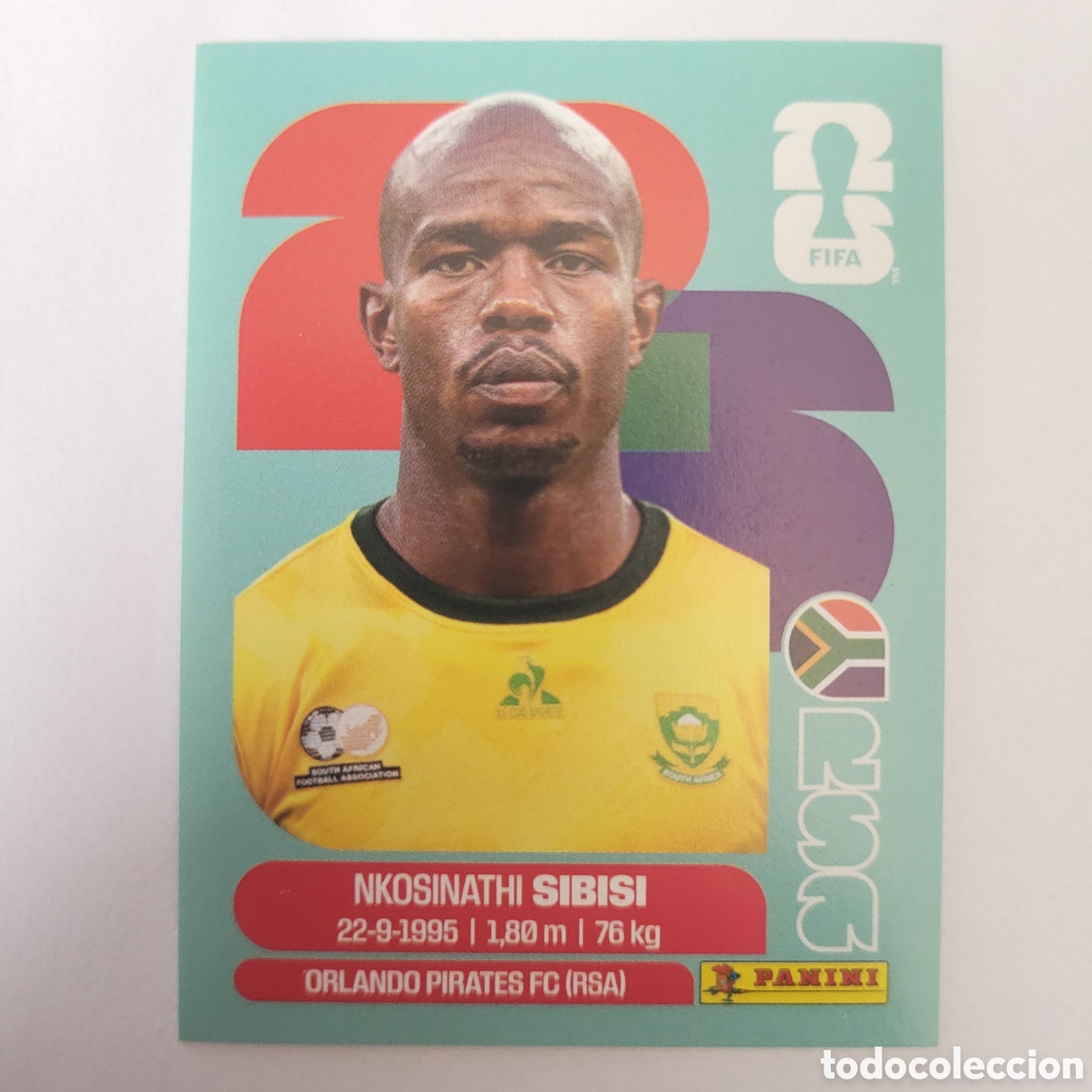 Figurine di Calcio: RSA 10 Nkosinathi Sibisi [Sticker] / FIFA World Cup 2026