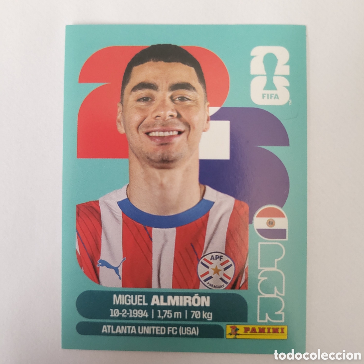 Figurine di Calcio: PAR 17 Miguel Almiron [Sticker] / FIFA World Cup 2026