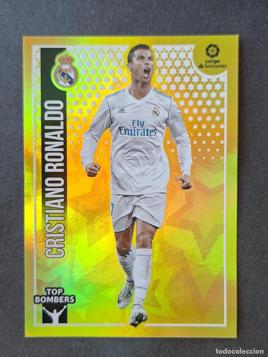 Figurine di Calcio: L2 CRISTIANO RONALDO REAL MADRID TOP BOMBERS LIGA ESTE 2018 2019 18 19 NUNCA PEGADO SIN PEGAR
