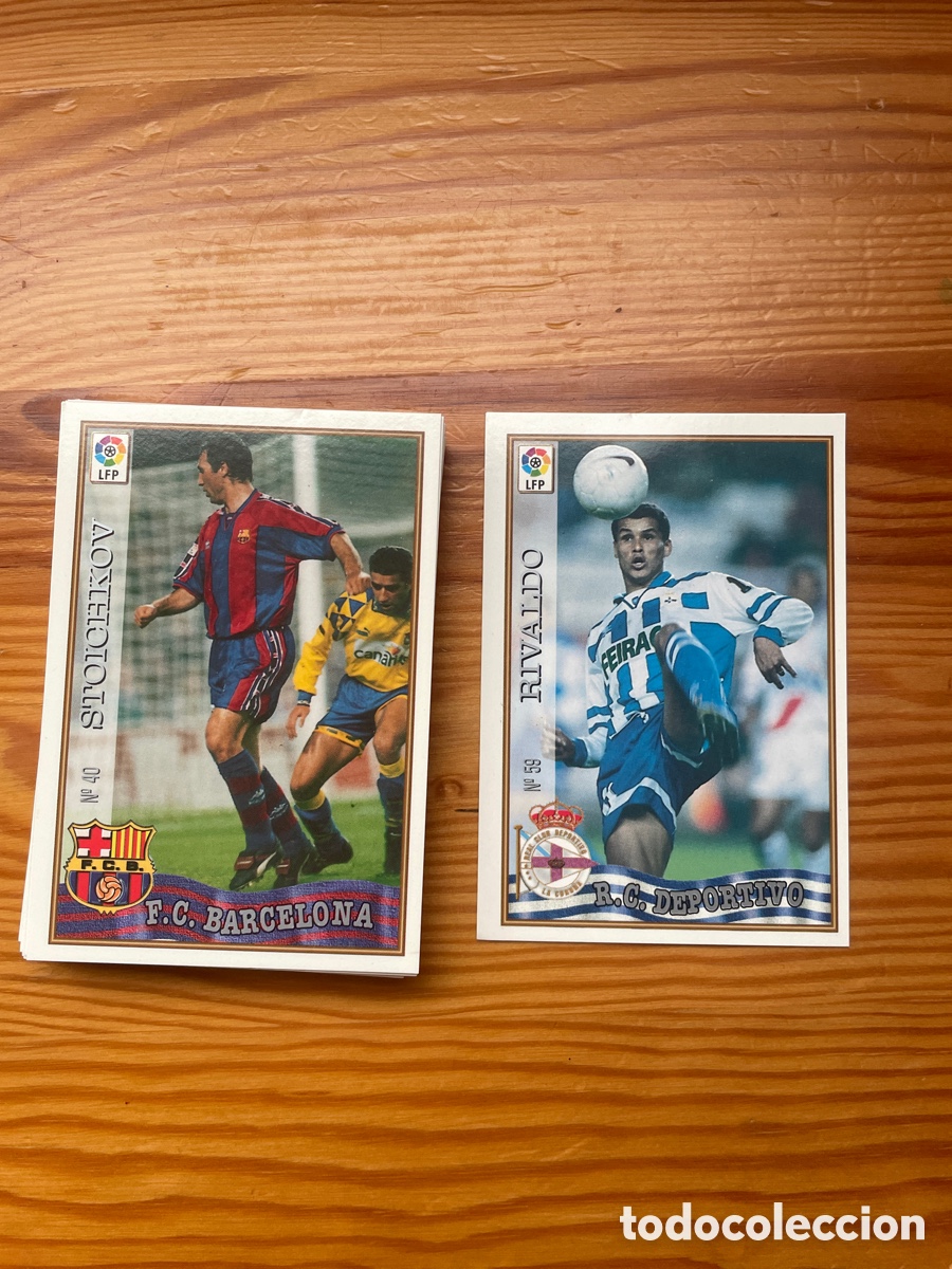 Figurine di Calcio: Lote 34 cromos mundicromo 97/98