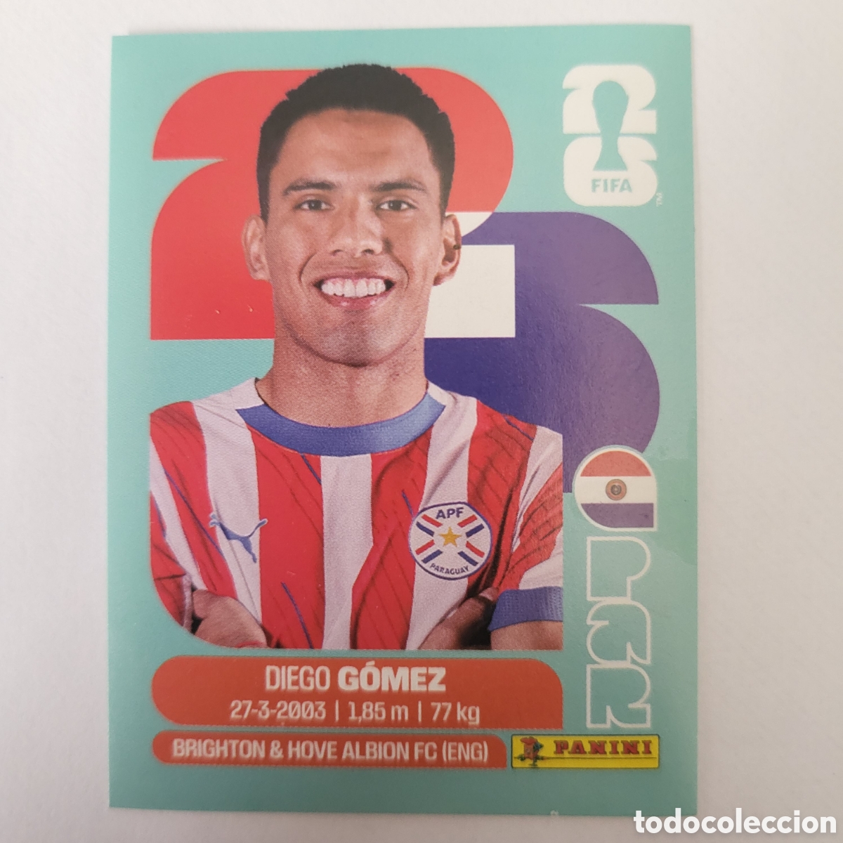 Figurine di Calcio: PAR 10 Diego Gomez [Sticker] / FIFA World Cup 2026