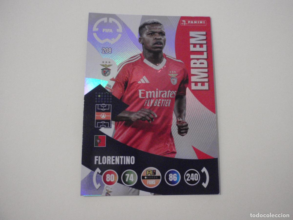 Cromos de f&uacute;tbol: 208 FLORENTINO EMBLEM. Trading Card ADRENALYN CLUB WORLD CUP 2025 PANINI. Mundial de Clubes 25