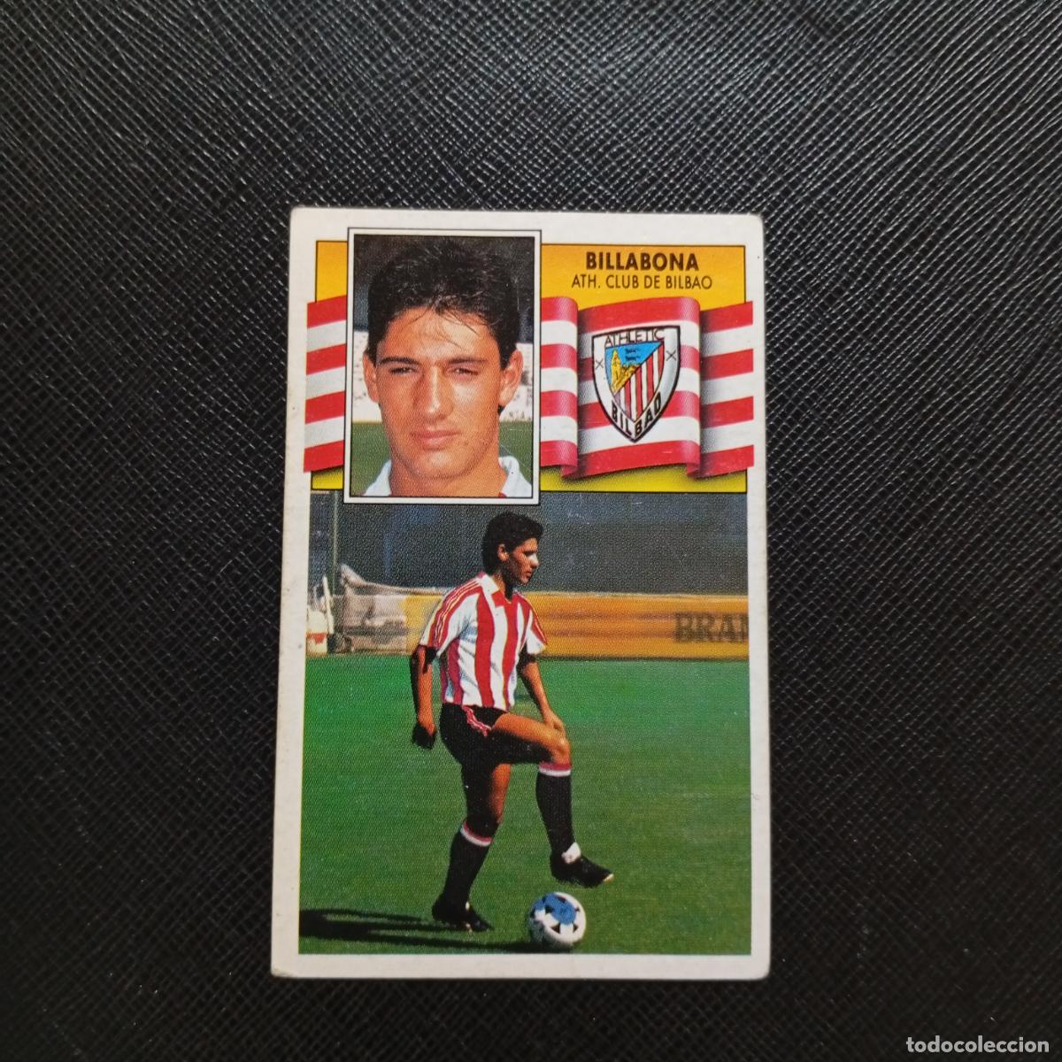 Figurine di Calcio: BILLABONA BILBAO ESTE 1990 1991 CROMO FUTBOL LIGA 90 91 - DESPEGADO - A37 PG91 FICHAJE 1