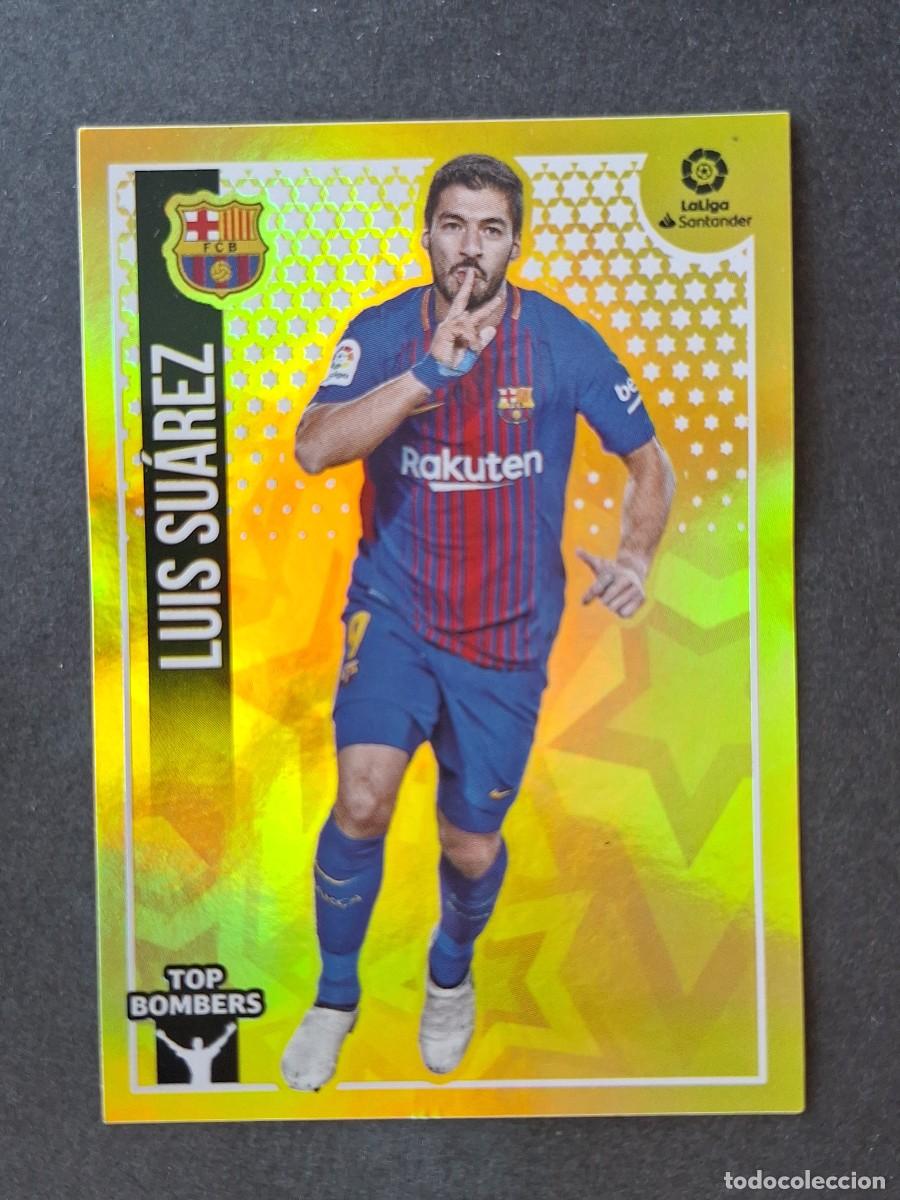 Figurine di Calcio: L2 LUIS SUAREZ F. C. BARCELONA TOP BOMBERS LIGA ESTE 2018 2019 18 19 NUNCA PEGADO SIN PEGAR