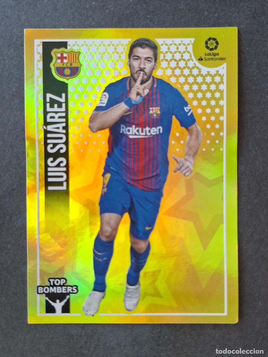 Figurine di Calcio: L2 LUIS SUAREZ F. C. BARCELONA TOP BOMBERS LIGA ESTE 2018 2019 18 19 NUNCA PEGADO SIN PEGAR