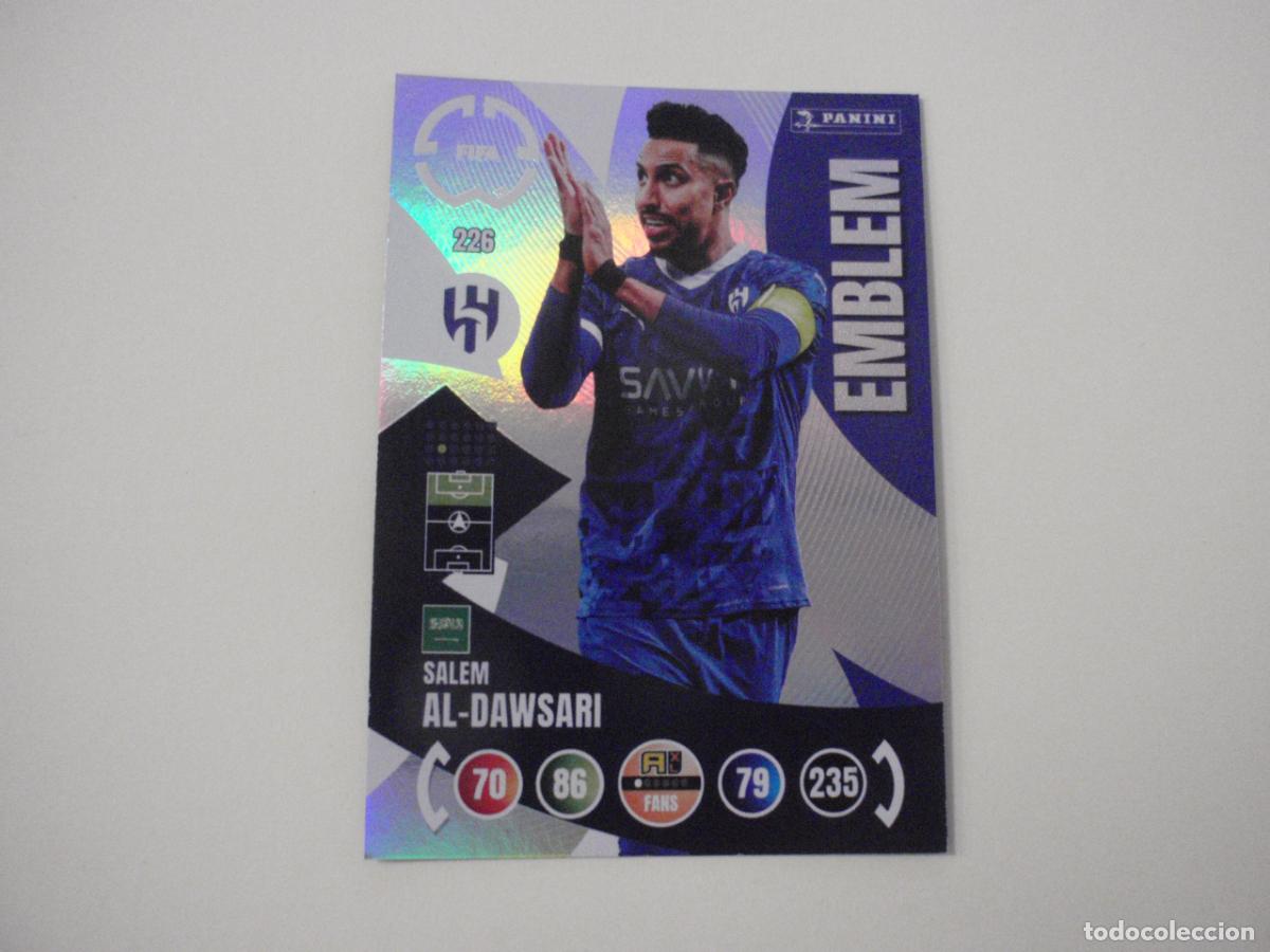 Football Stickers: 226 AL-DAWSARI EMBLEM. Trading Card ADRENALYN CLUB WORLD CUP 2025 PANINI. Mundial de Clubes 25