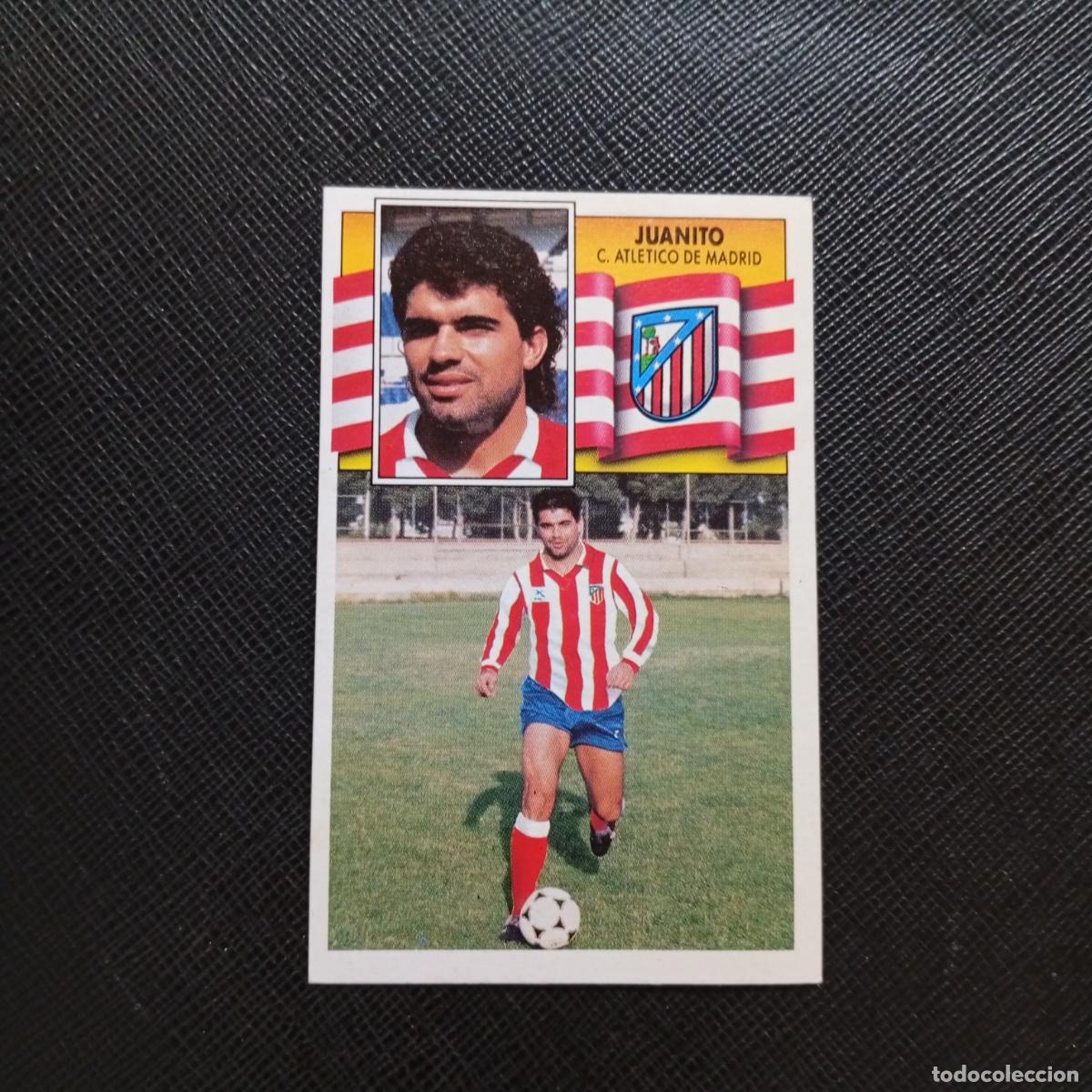 Football Stickers: JUANITO AT MADRID ESTE 1990 1991 CROMO FUTBOL LIGA 90 91 - DESPEGADO - A37 PG100 FICHAJE 4
