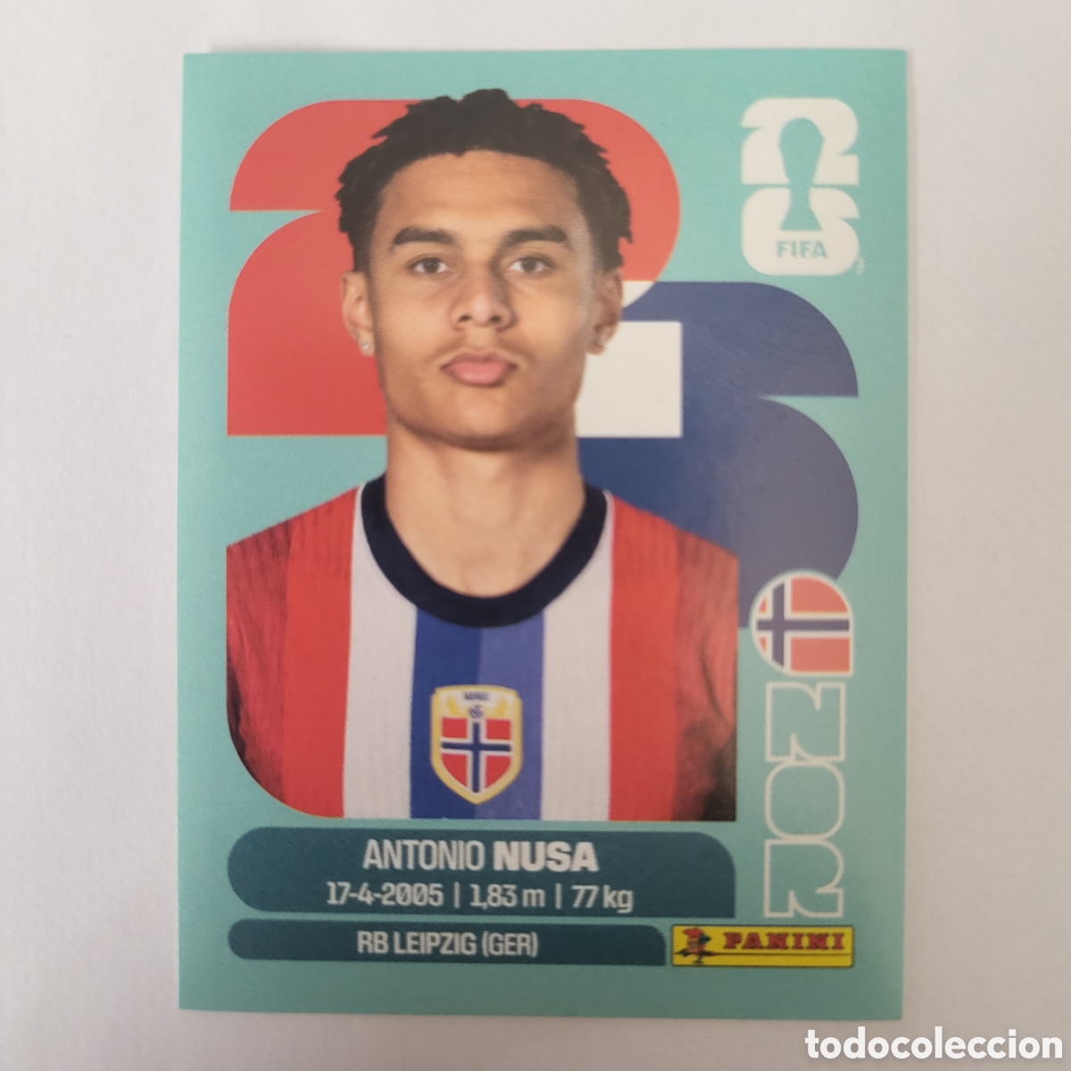 Football Stickers: NOR 19 Antonio Nusa [Sticker] / FIFA World Cup 2026