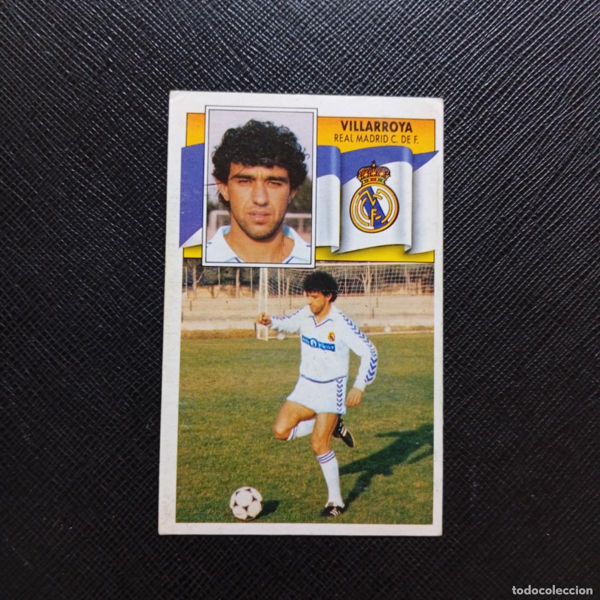 Football Stickers: VILLARROYA REAL MADRID ESTE 1990 1991 CROMO FUTBOL LIGA 90 91 - DESPEGADO - A37 PG100 FICHAJE 5