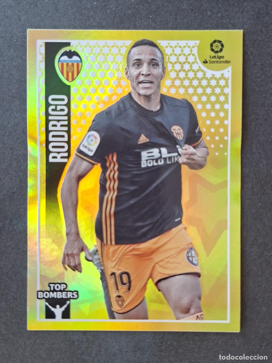 Cartes &agrave; collectionner de Football: L2 RODRIGO VALENCIA C. F. TOP BOMBERS LIGA ESTE 2018 2019 18 19 NUNCA PEGADO SIN PEGAR