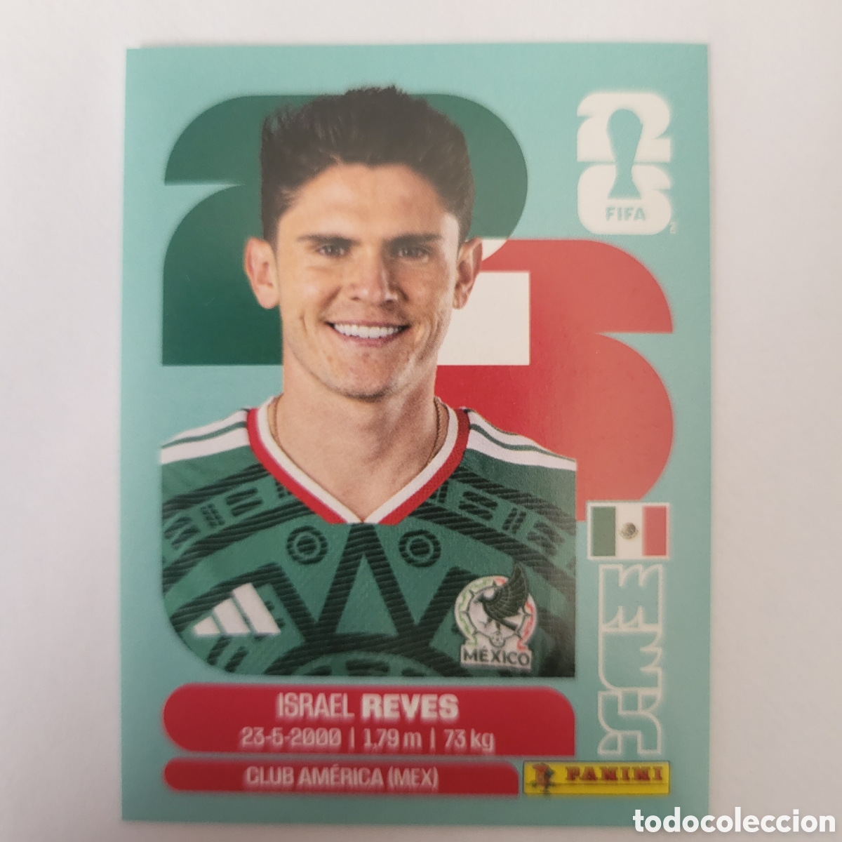 Cartes &agrave; collectionner de Football: MEX 7 Israel Reyes [Sticker] / FIFA World Cup 2026
