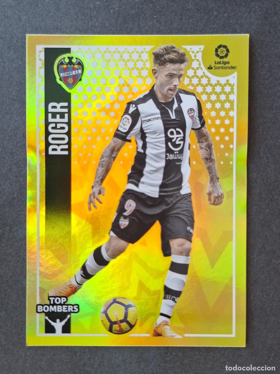 Cromos de f&uacute;tbol: L2 ROGER LEVANTE U. D. TOP BOMBERS LIGA ESTE 2018 2019 18 19 NUNCA PEGADO SIN PEGAR