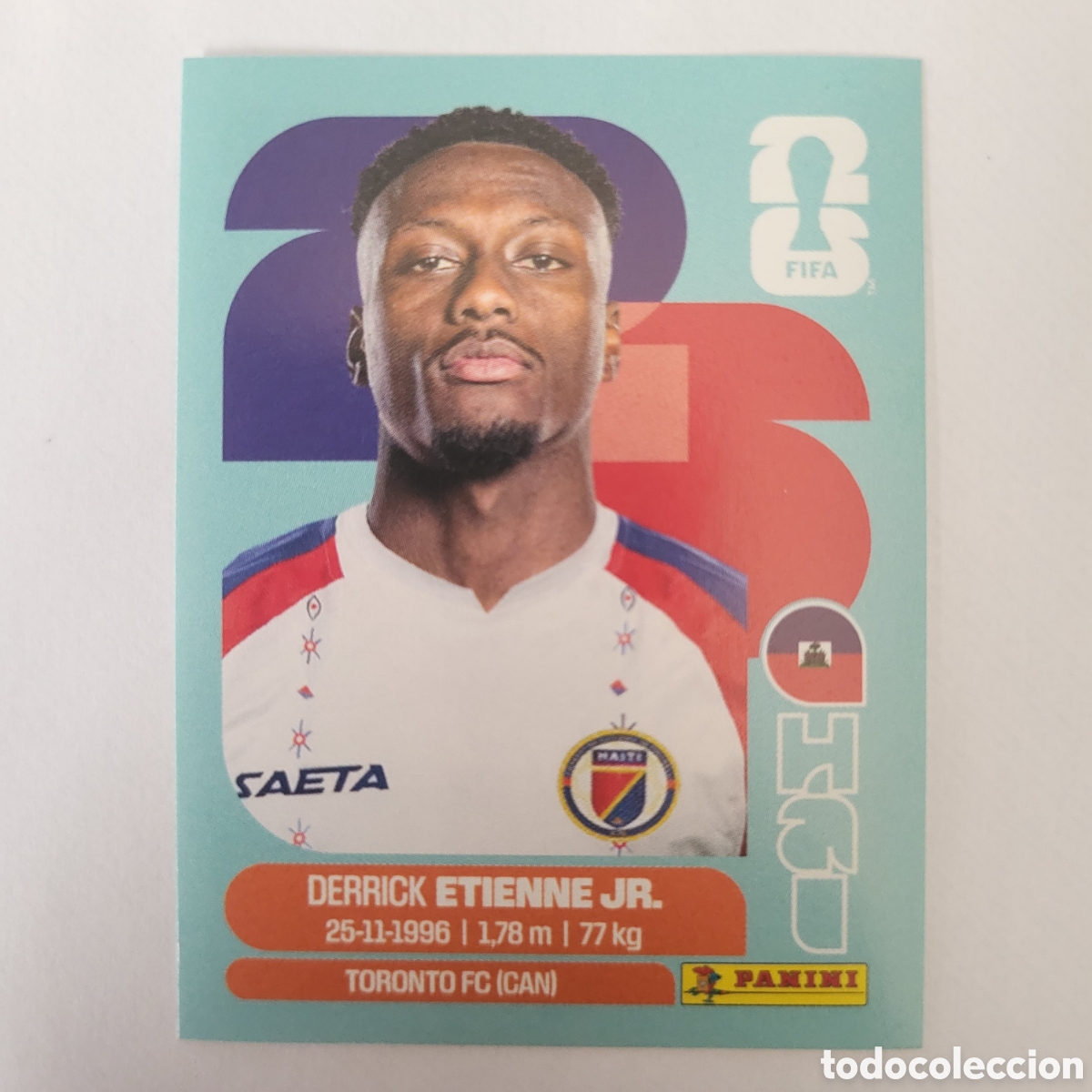 Cromos de f&uacute;tbol: HAI 15 Derrick Etienne Jr. [Sticker] / FIFA World Cup 2026